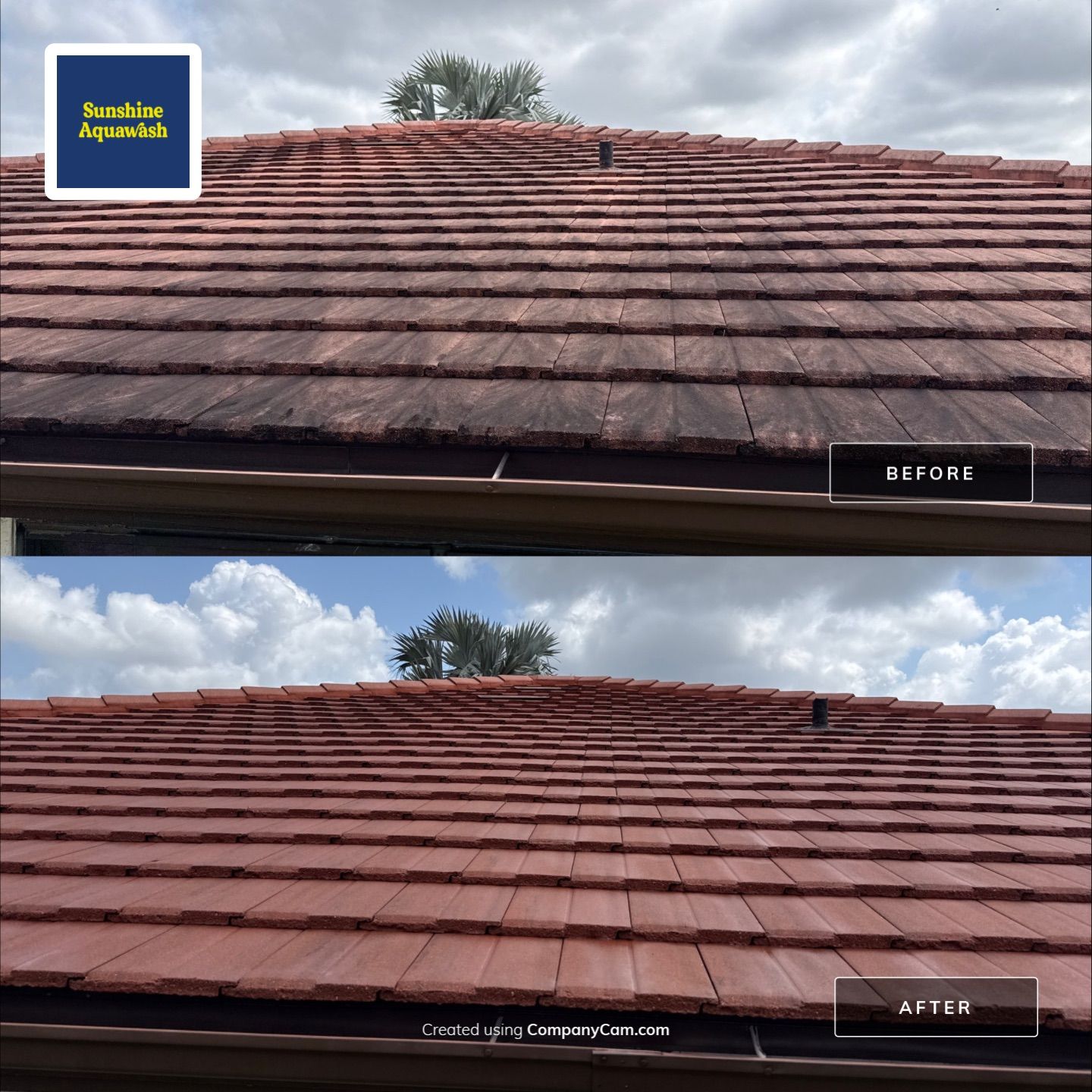 Tile Roof Cleaning – Vivenda at Bradenton I (Same-Day Service & Facebook Review) by Sunshine AquaWash