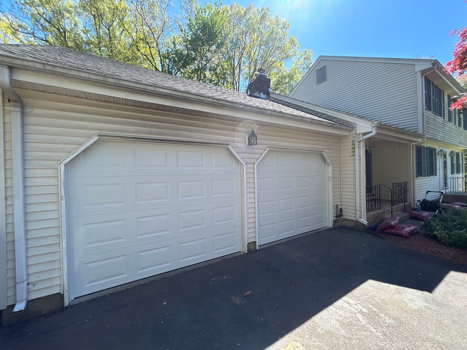 Garage Door Installation using Amarr Olympus Garage door by DiGiorgi Roofing and Siding Inc