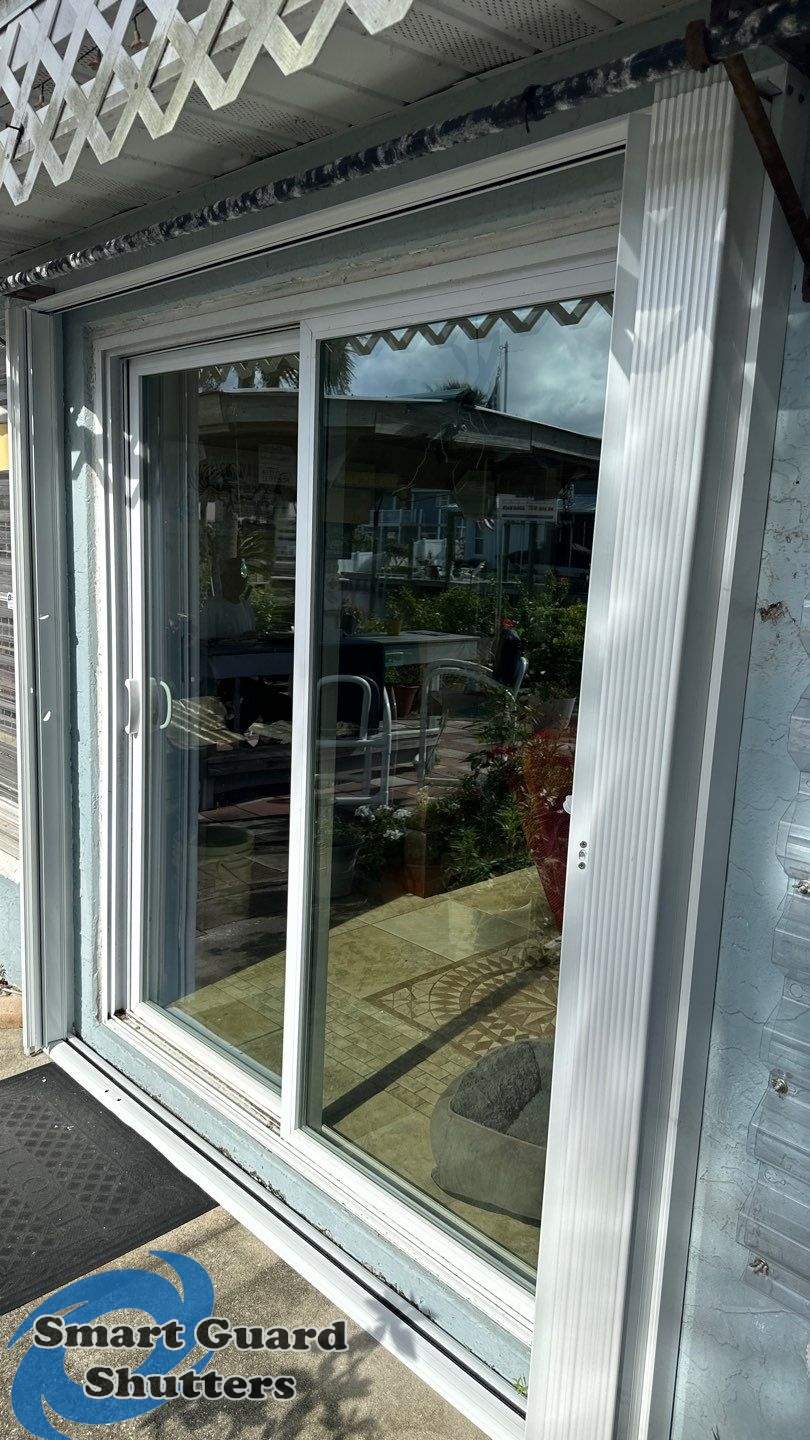 Hurricane Protection in White by Smart Guard Shutters