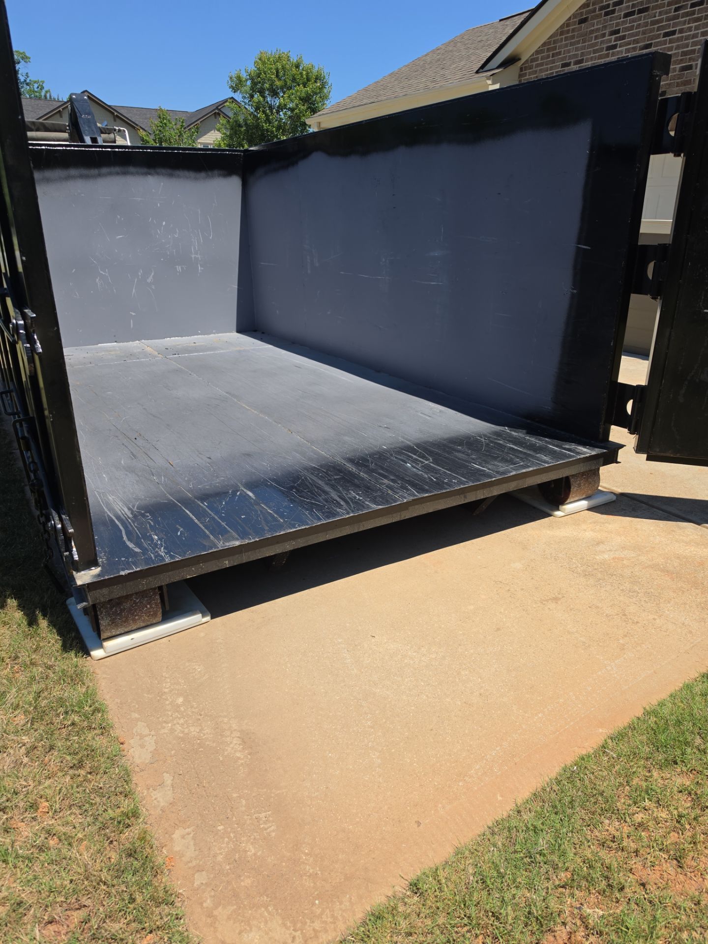 Job site clean up in Waxhaw by Badger Hauling
