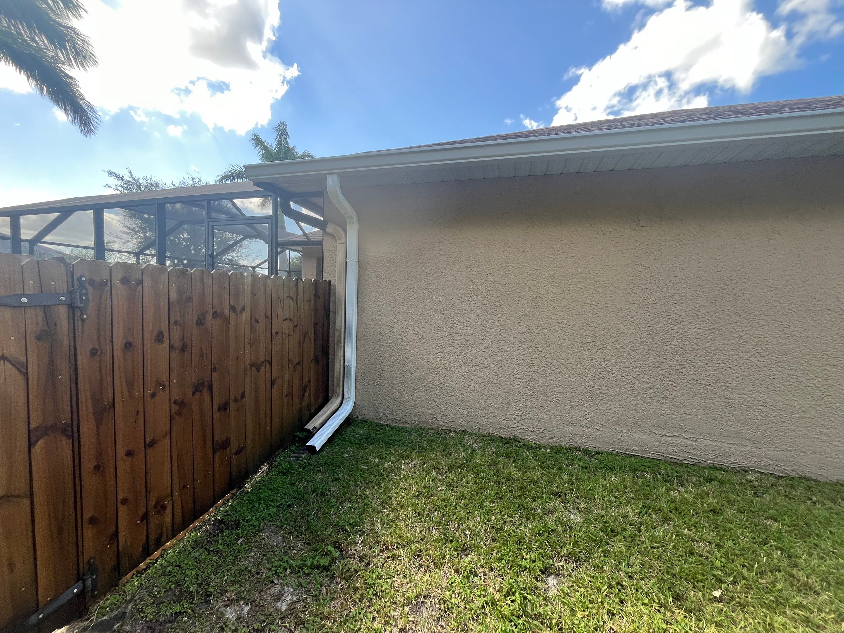 Downspout Extensions for Cape Coral Homes  by Gutter Professors