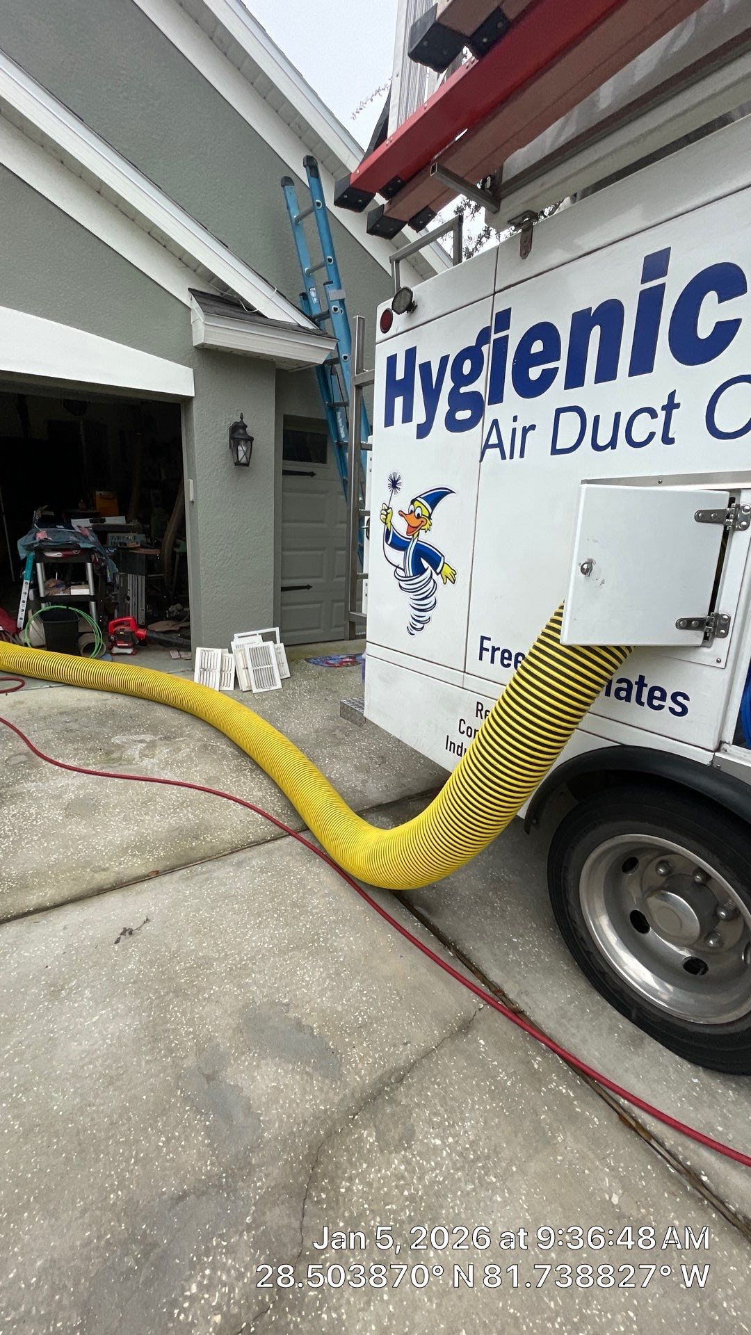 Air Duct and Dryer Vent cleaning in Clermont by Hygienic Air, Inc