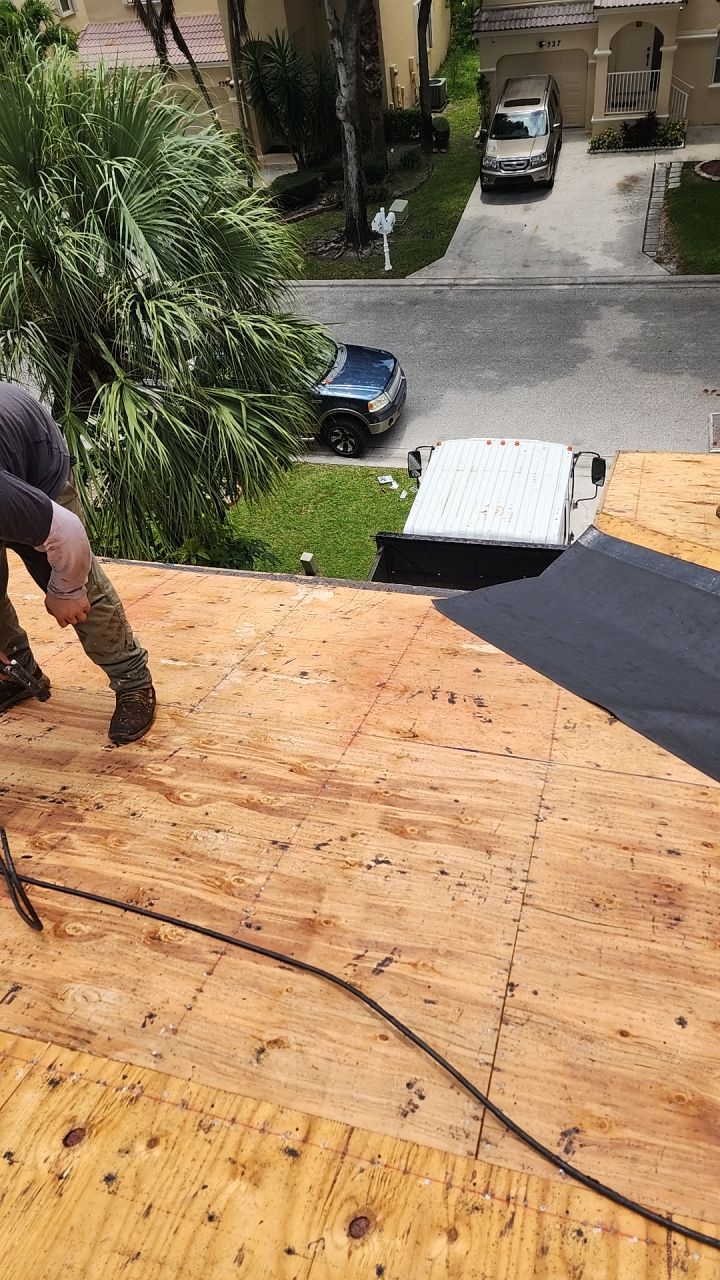 Red Concrete Tile Roof Replacement for Coral Springs Residence by Aastro Roofing