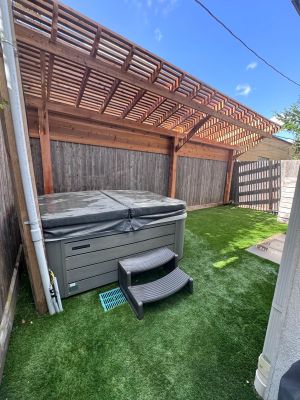 🌿 Kristy’s Backyard Privacy & Pergola Transformation