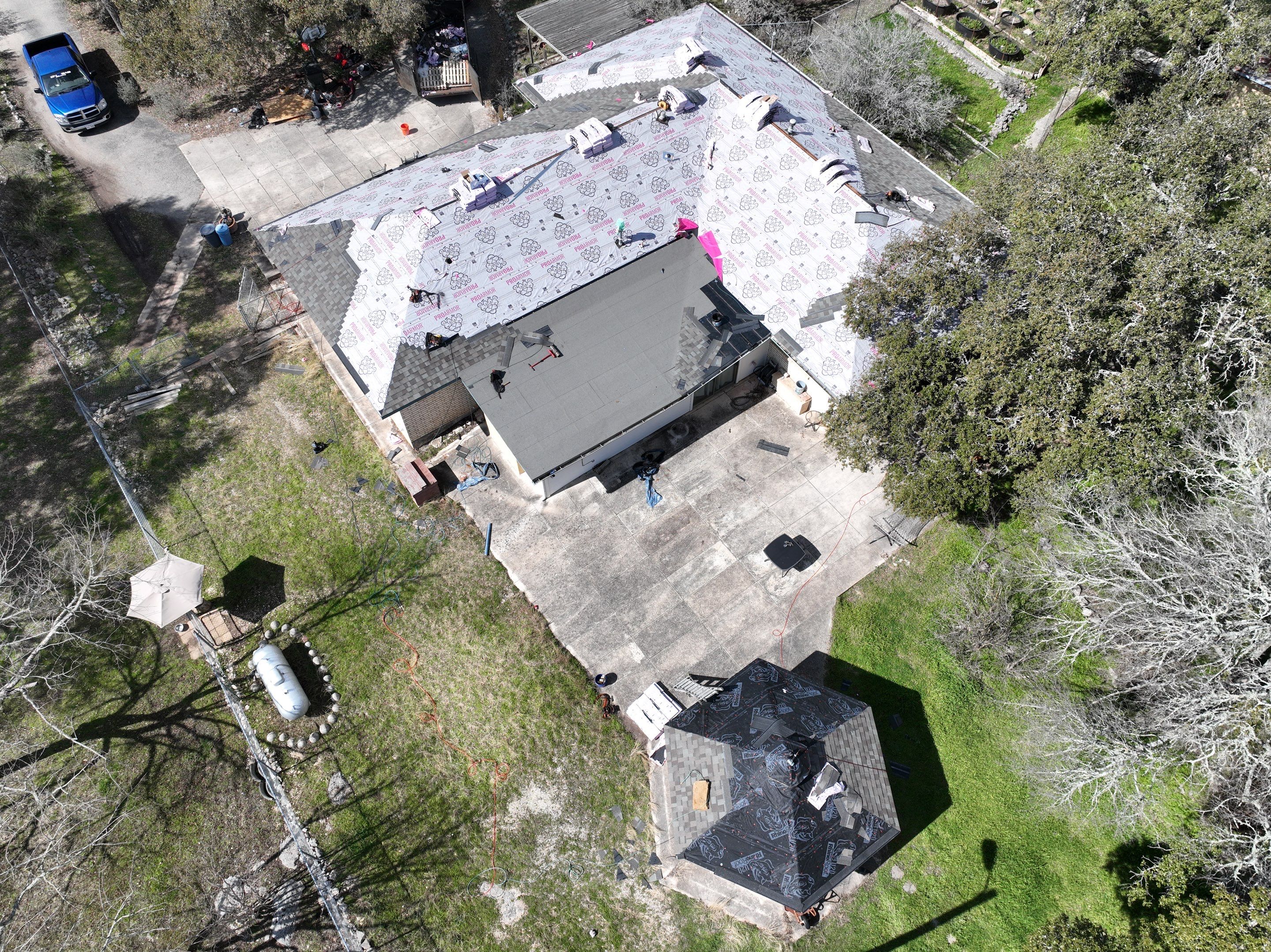 Residential Roofing Installation using Owens Corning 30 year Architectural Shingles by Premier Roofing and Contracting