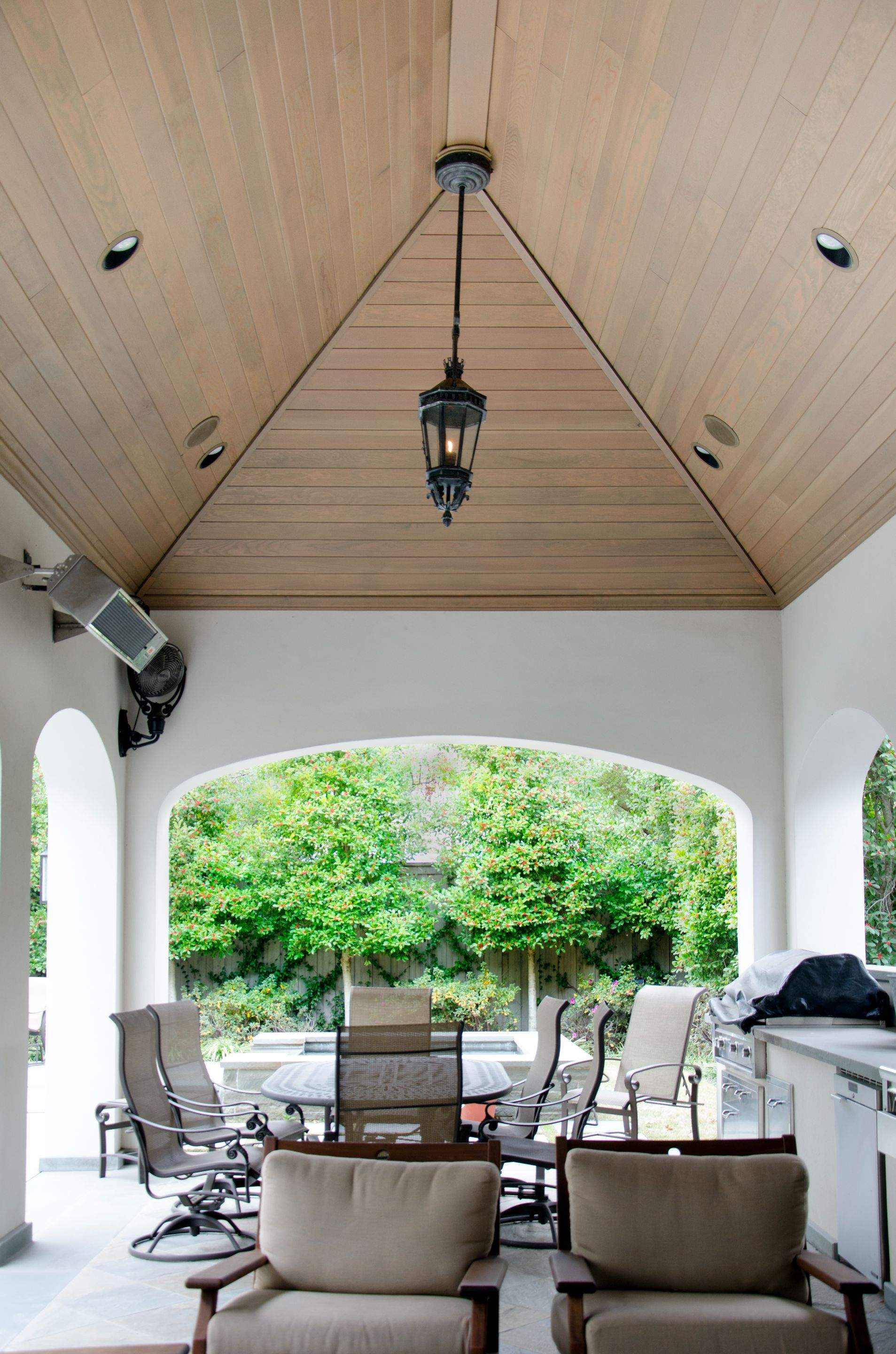 Custom Outdoor Lighting and Fixture Installation for Stone Entryways by Solara Custom Living
