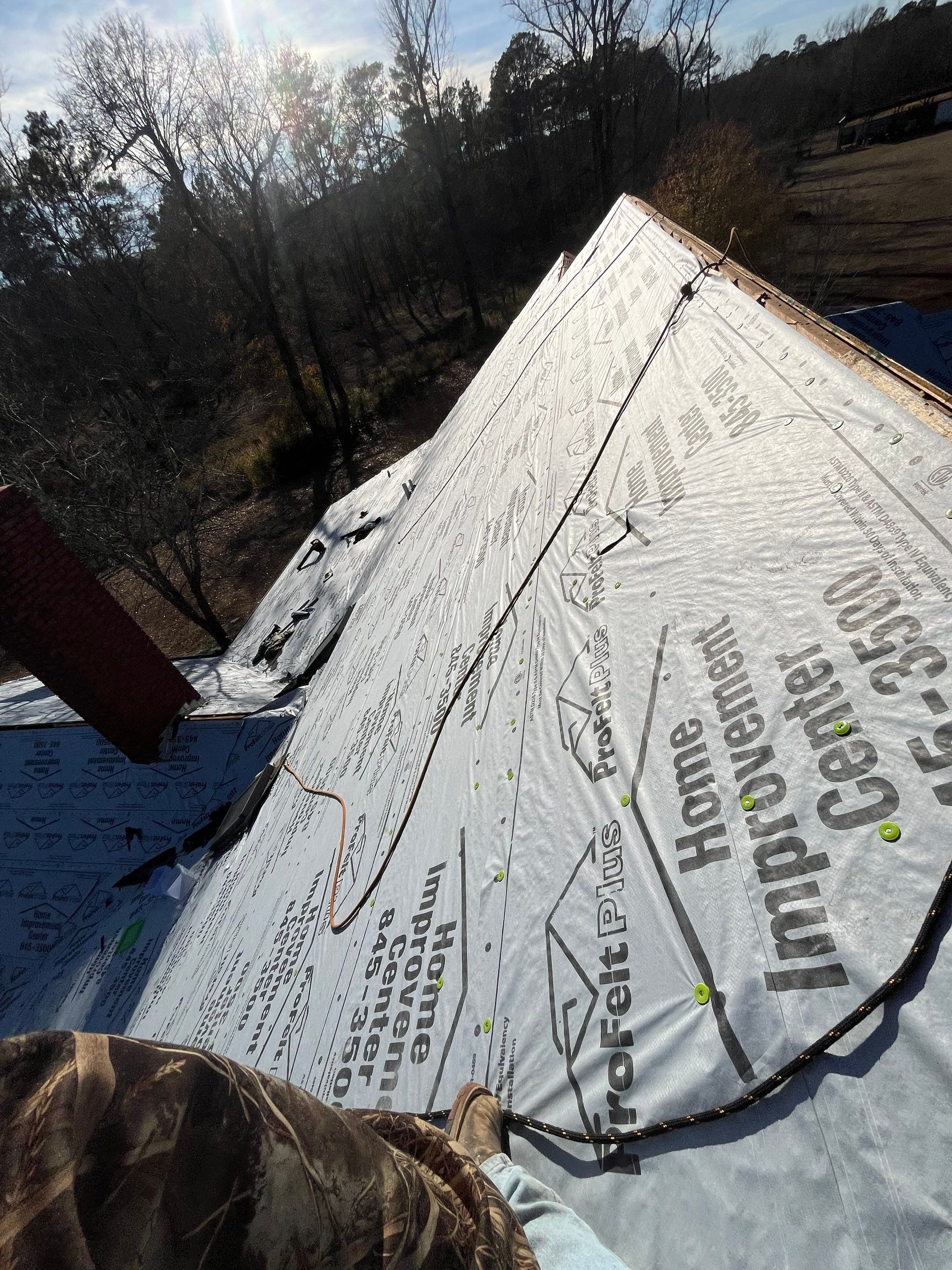 Residential Roofing Repair using CertainTeed XT25: Moire Black by Hostetler Roofing