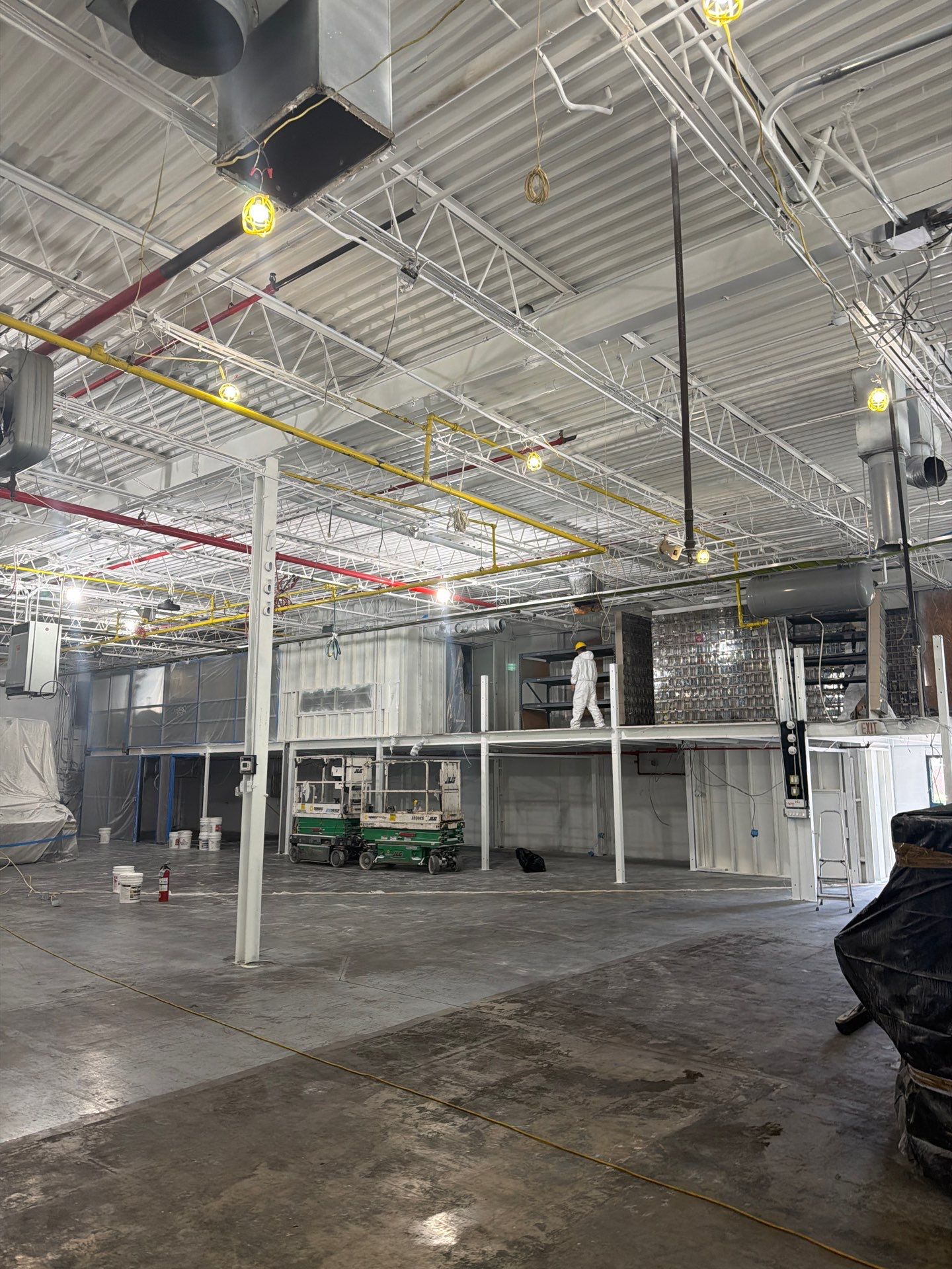 Industrial Warehouse Fire Damage Cleaning and Spray Sealing in Islandia by EMS Restoration Corp