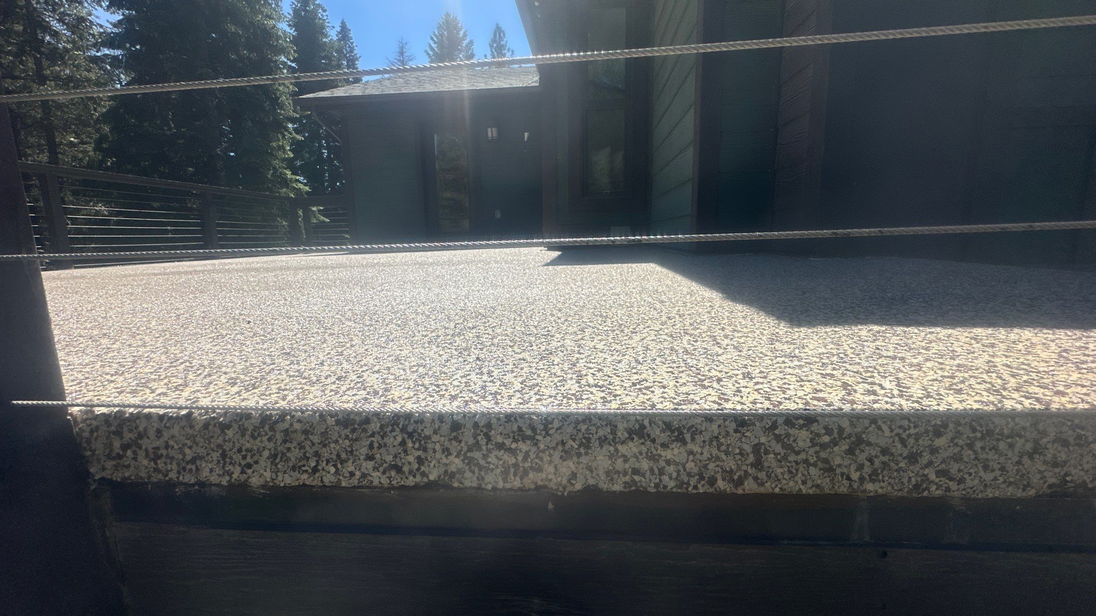 Deck Repair using Cordwood by Croc Coatings, LLC