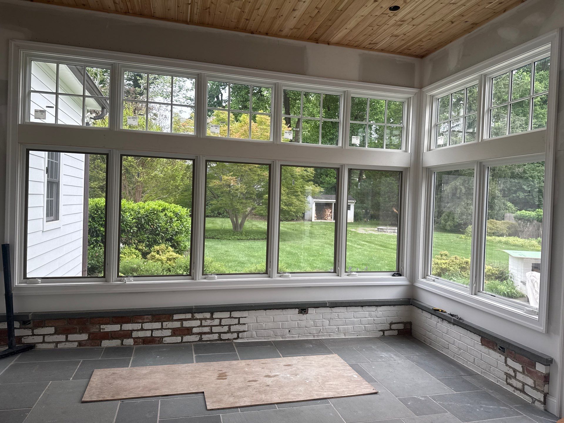 Marvin Window and Custom Glass Door Installation in Timonium by Forbes Design Center
