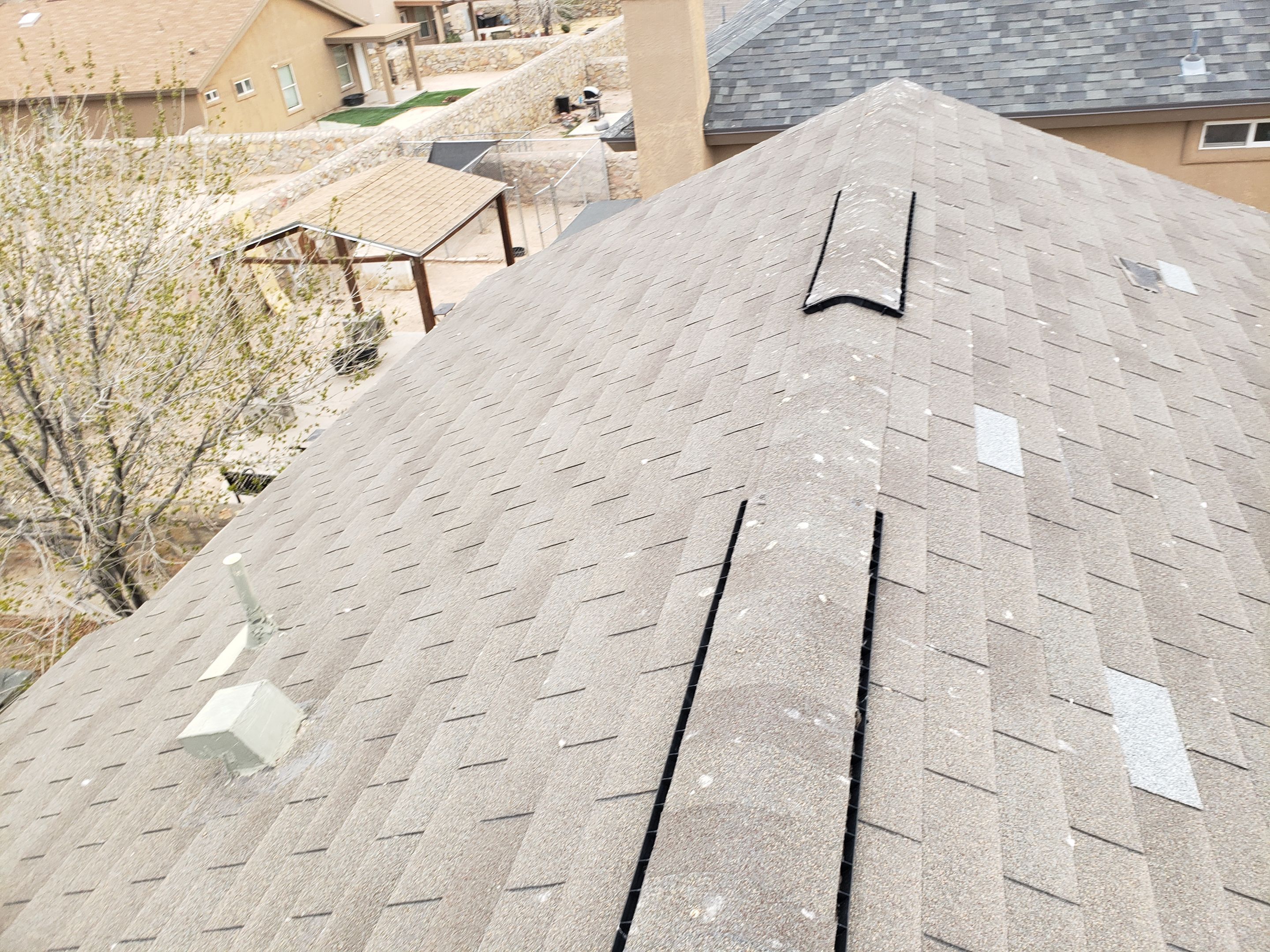 Shingle roof restoration by SPF Services 