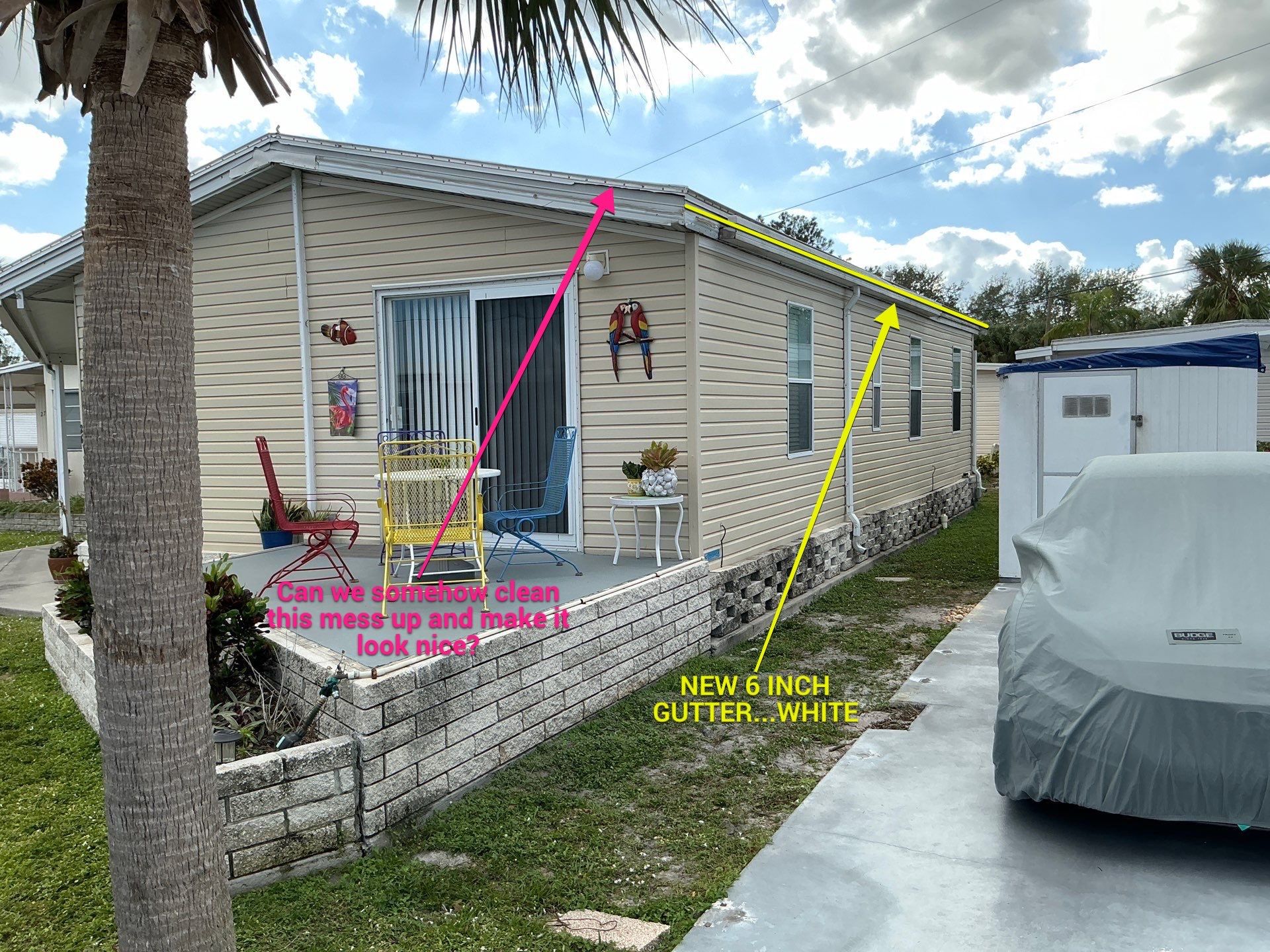 Downspout Installation and Realignment in Sarasota FL by Gutter Professors
