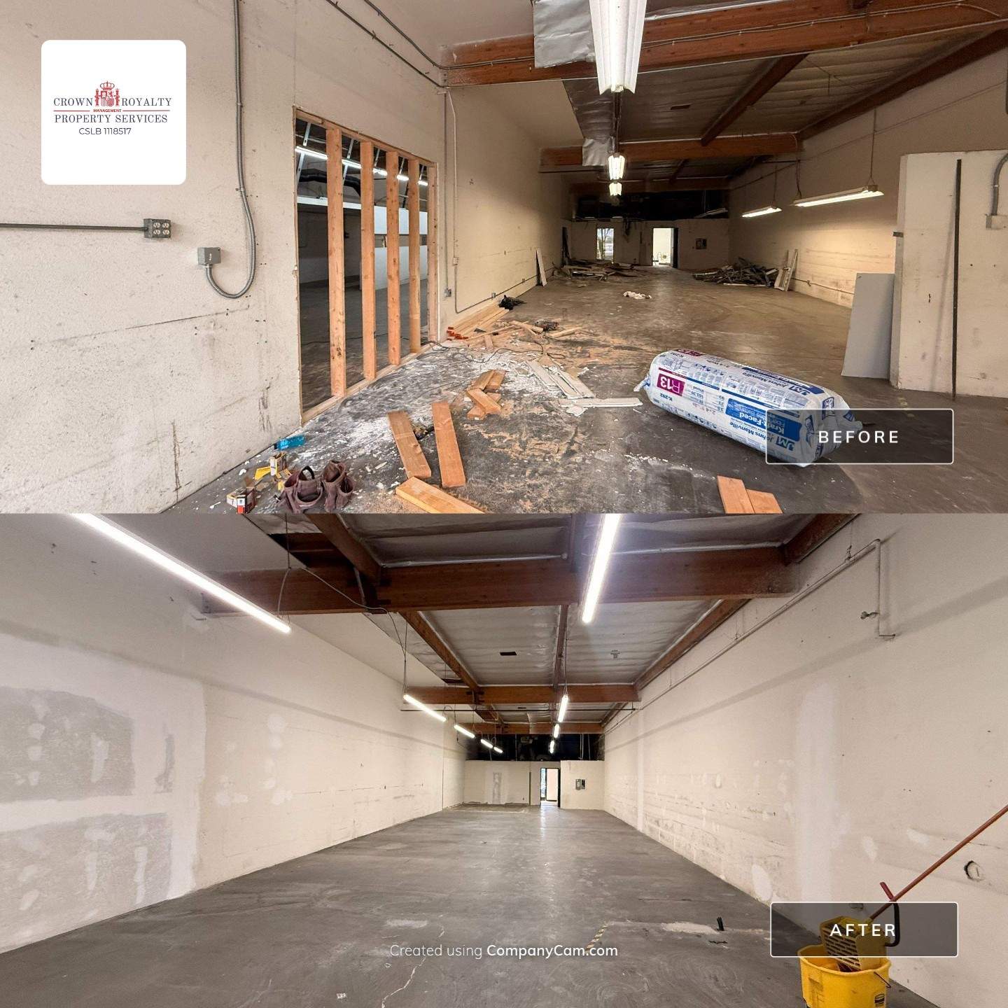 Before and After - ICSC by Crown Royalty Property Services 