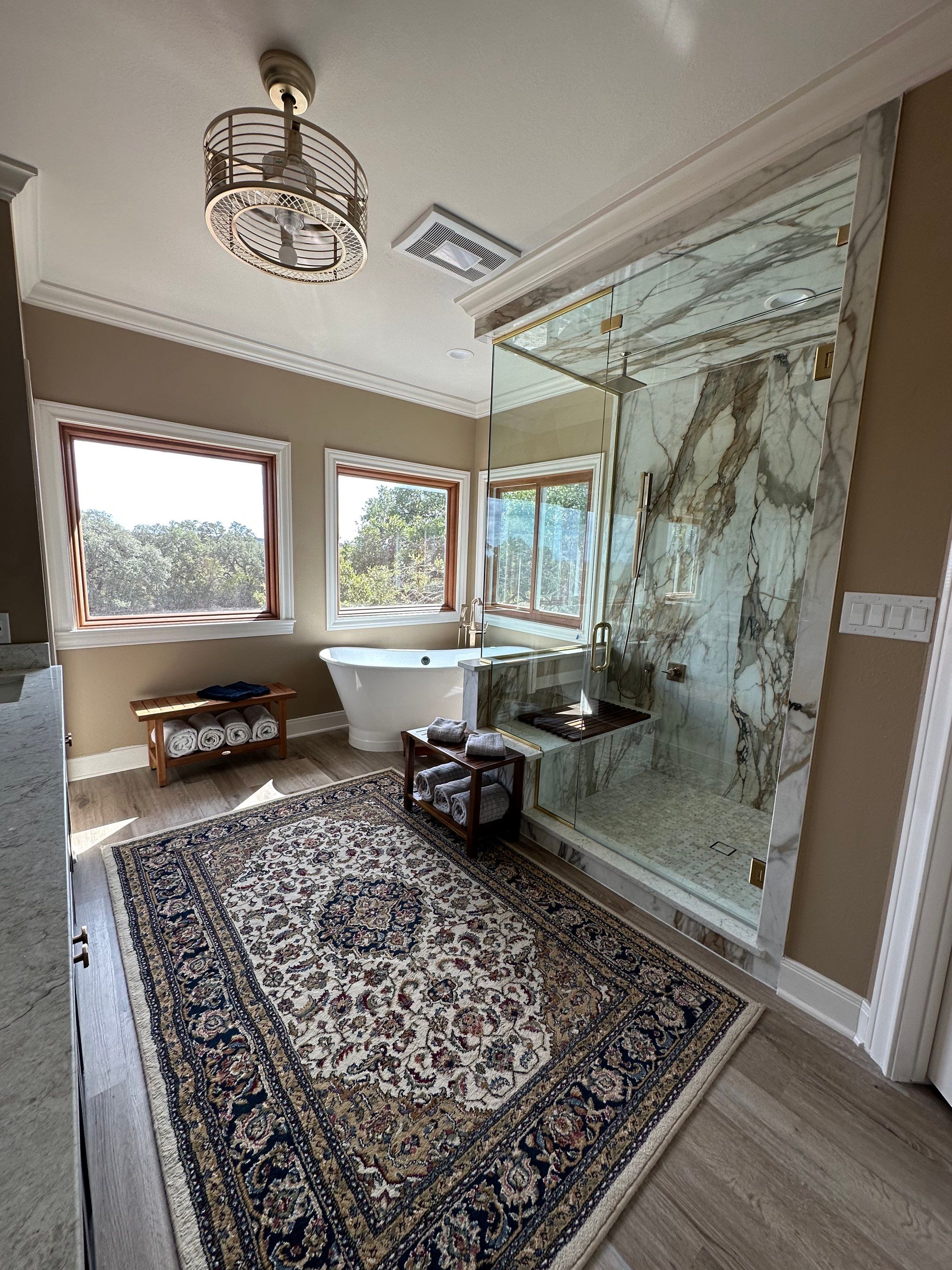 Stunning Cordillera Ranch Bathroom Remodel with Freestanding Tub by Legacy Bath and Kitchen