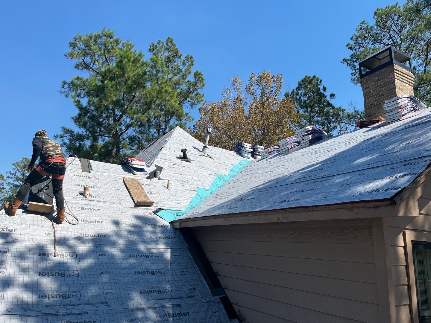 Residential Roof Replacement using GAF shingles by Elite Roofing LLC