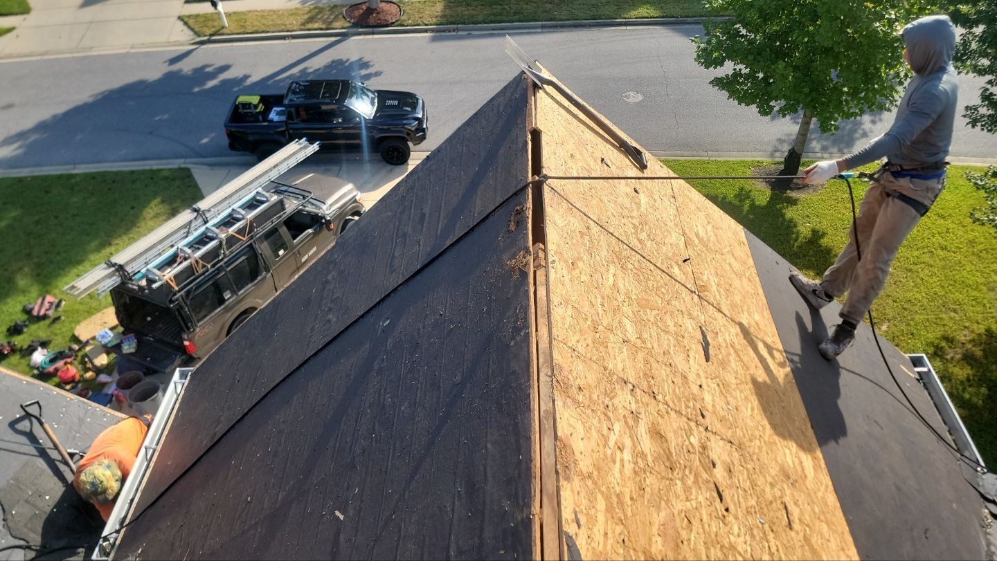 Roof Installation using GAF Timberline HDZ by ExteriorPros
