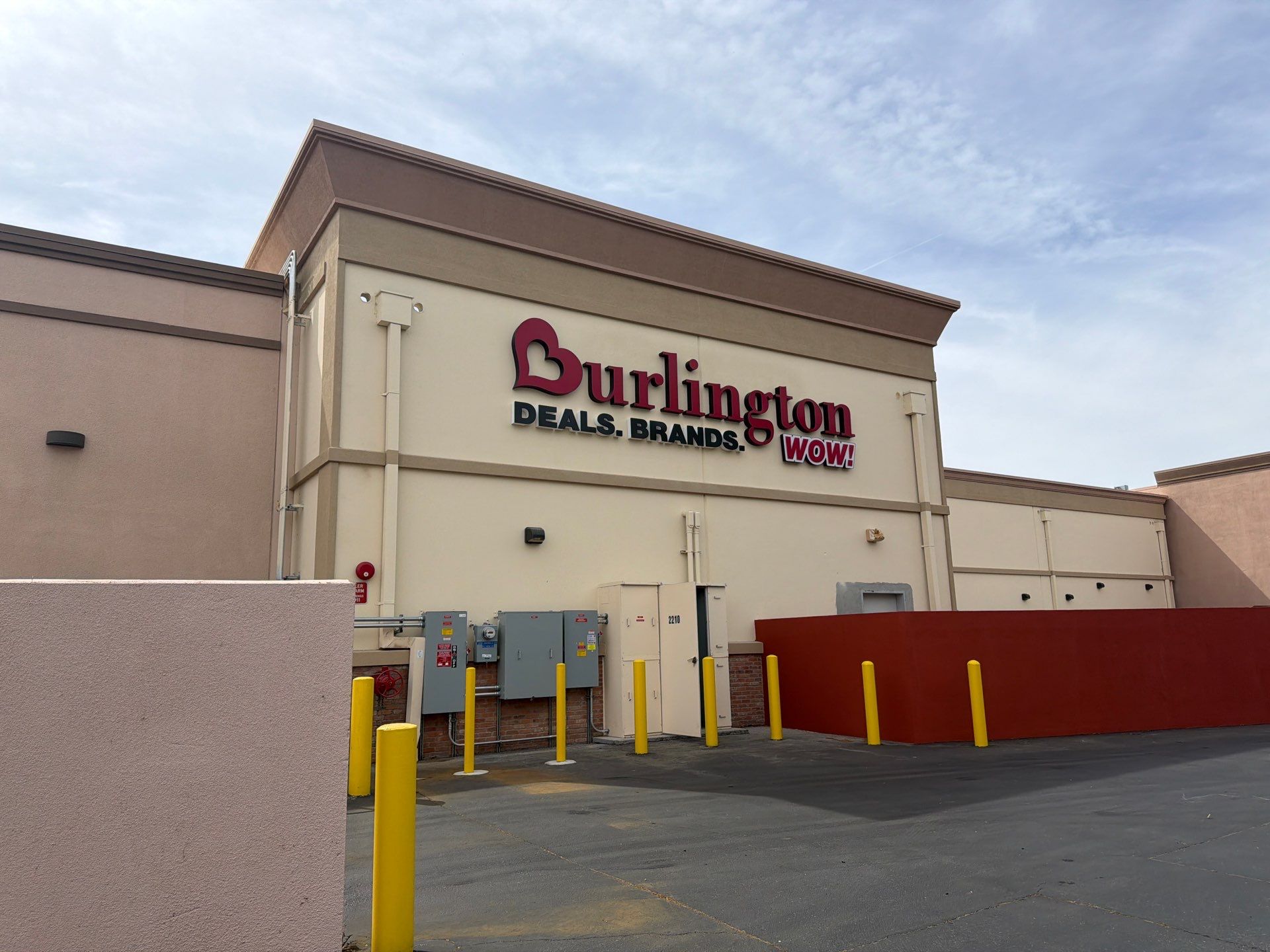 Retail Signage Installation for Burlington in Manteca by City Signs