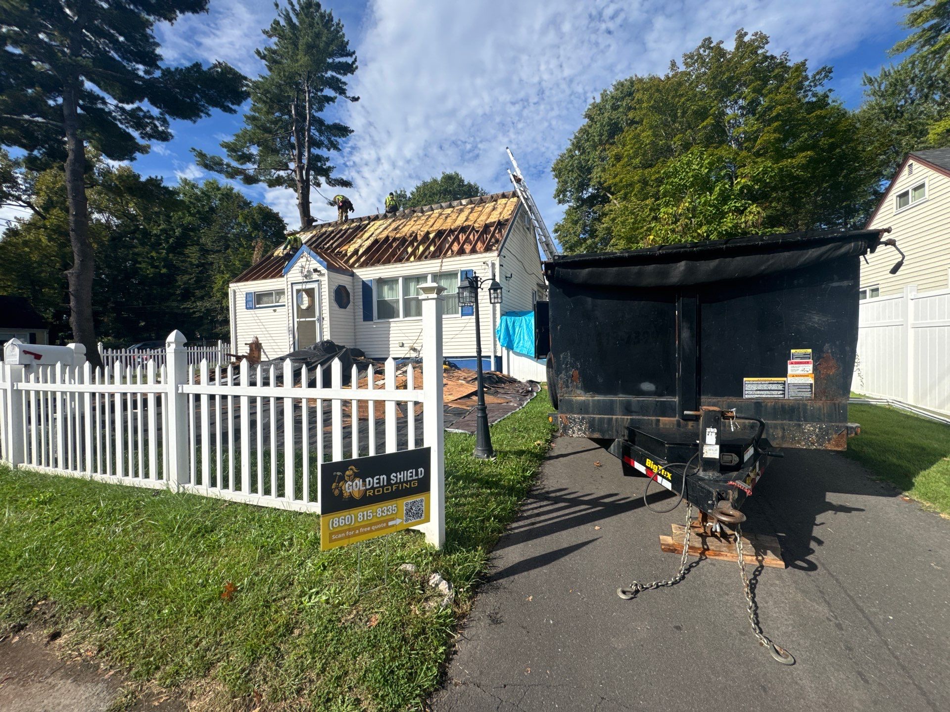Owens Corning Duration: Harbor Blue in Hartford by Golden Shield Roofing
