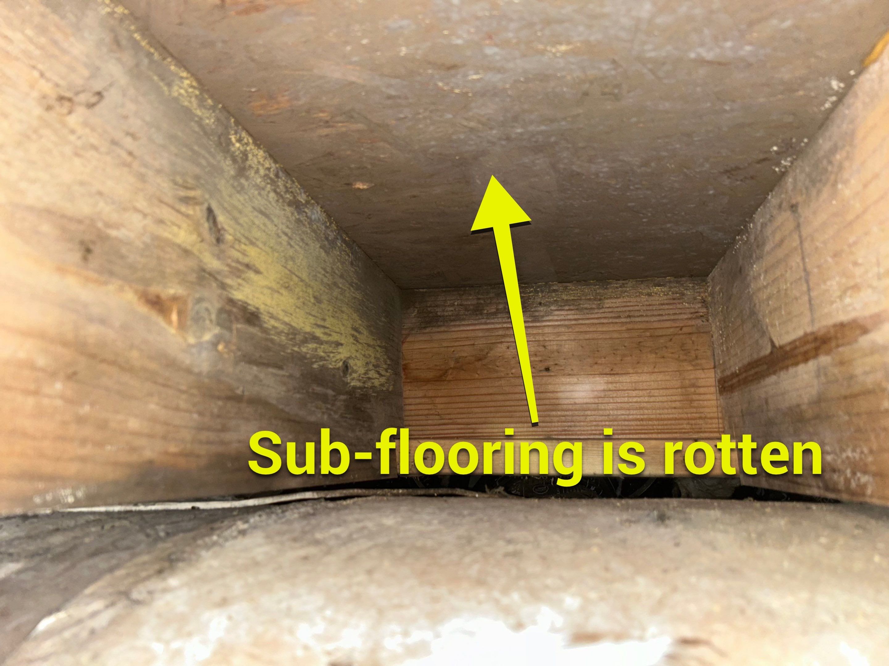 Structural Repairs inludiing sub-floor removal, new floor joists installed, girder replacmeent and dropped girder installed. by Impact Crawlspace