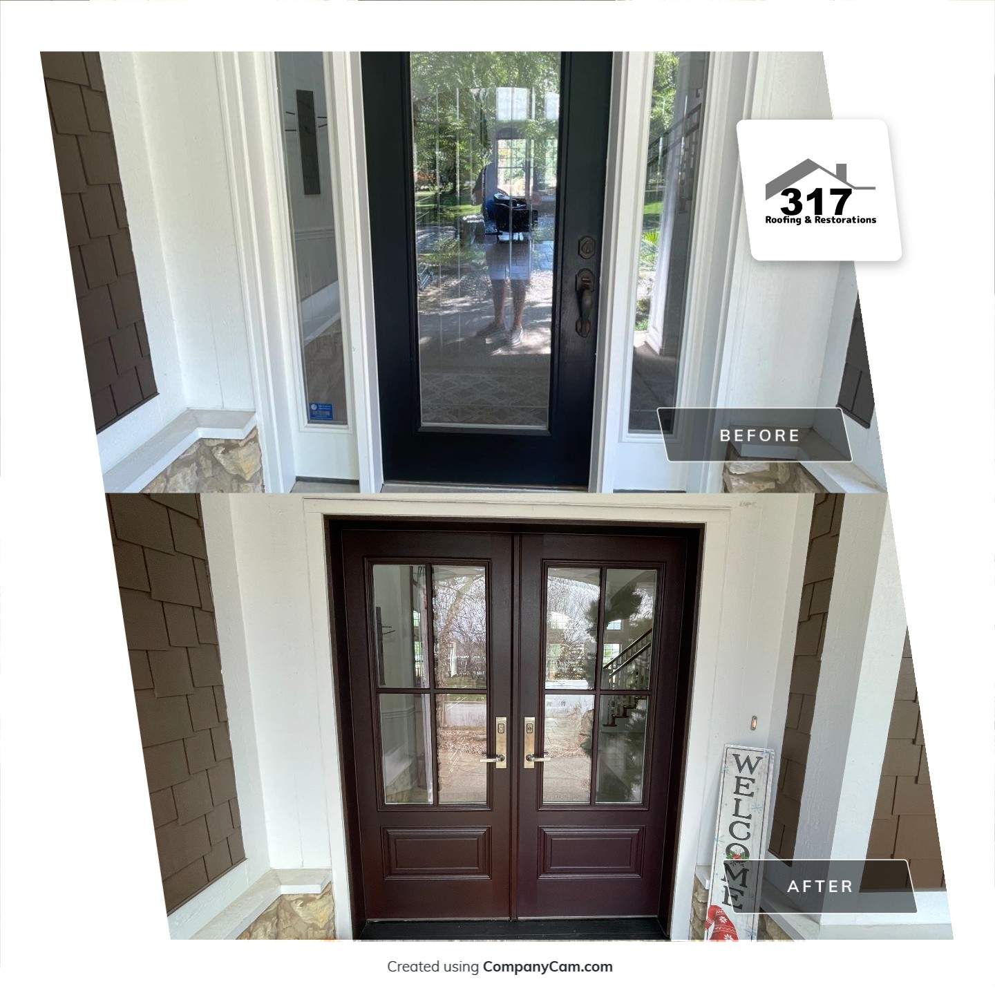 Roof Damage using Owens Corning Duration Storm by 317 Roofing & Restorations