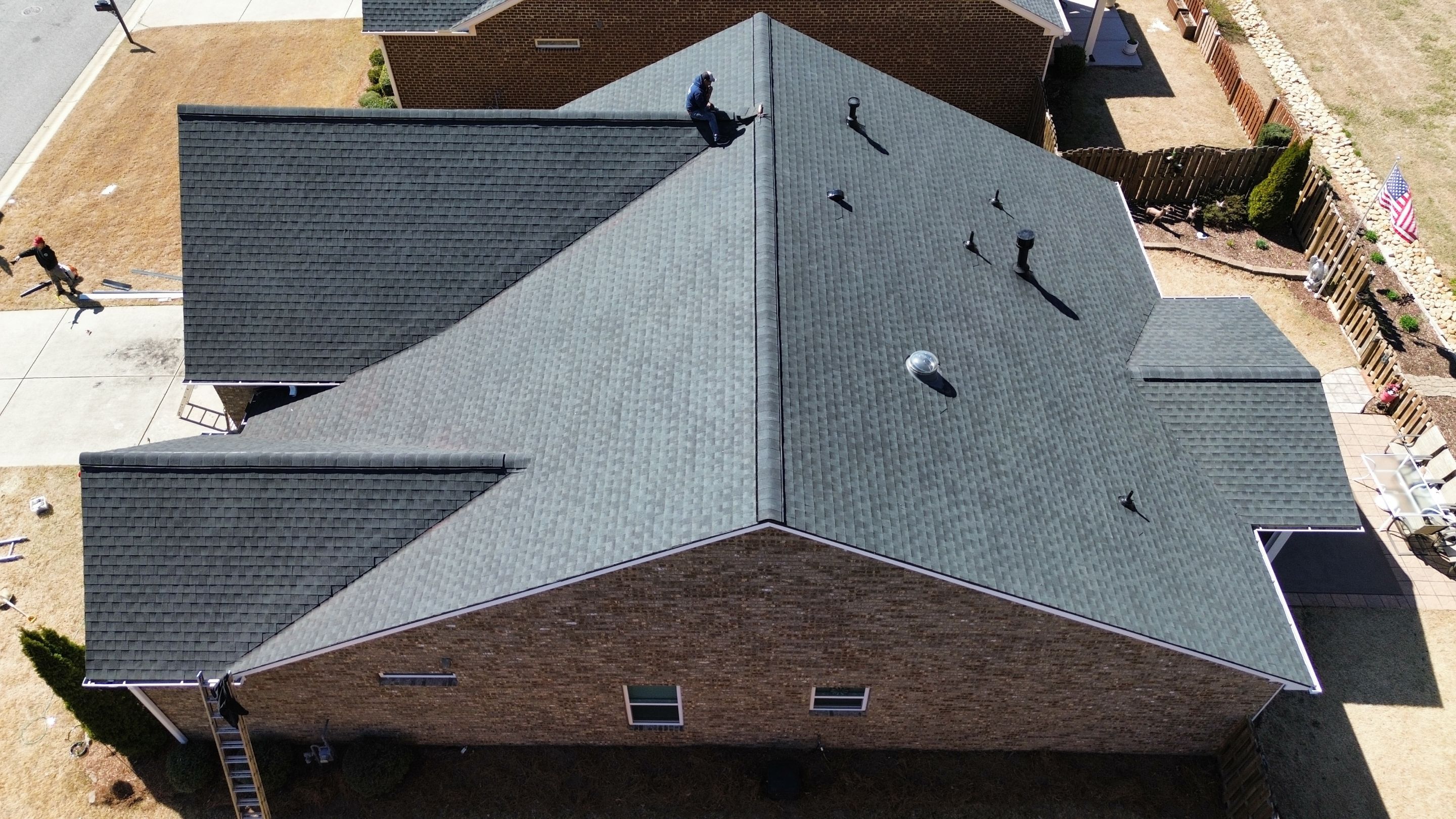 Cumming, GA Roof Replacement GAF Timberline HDZ Charcoal by Reset Roofing
