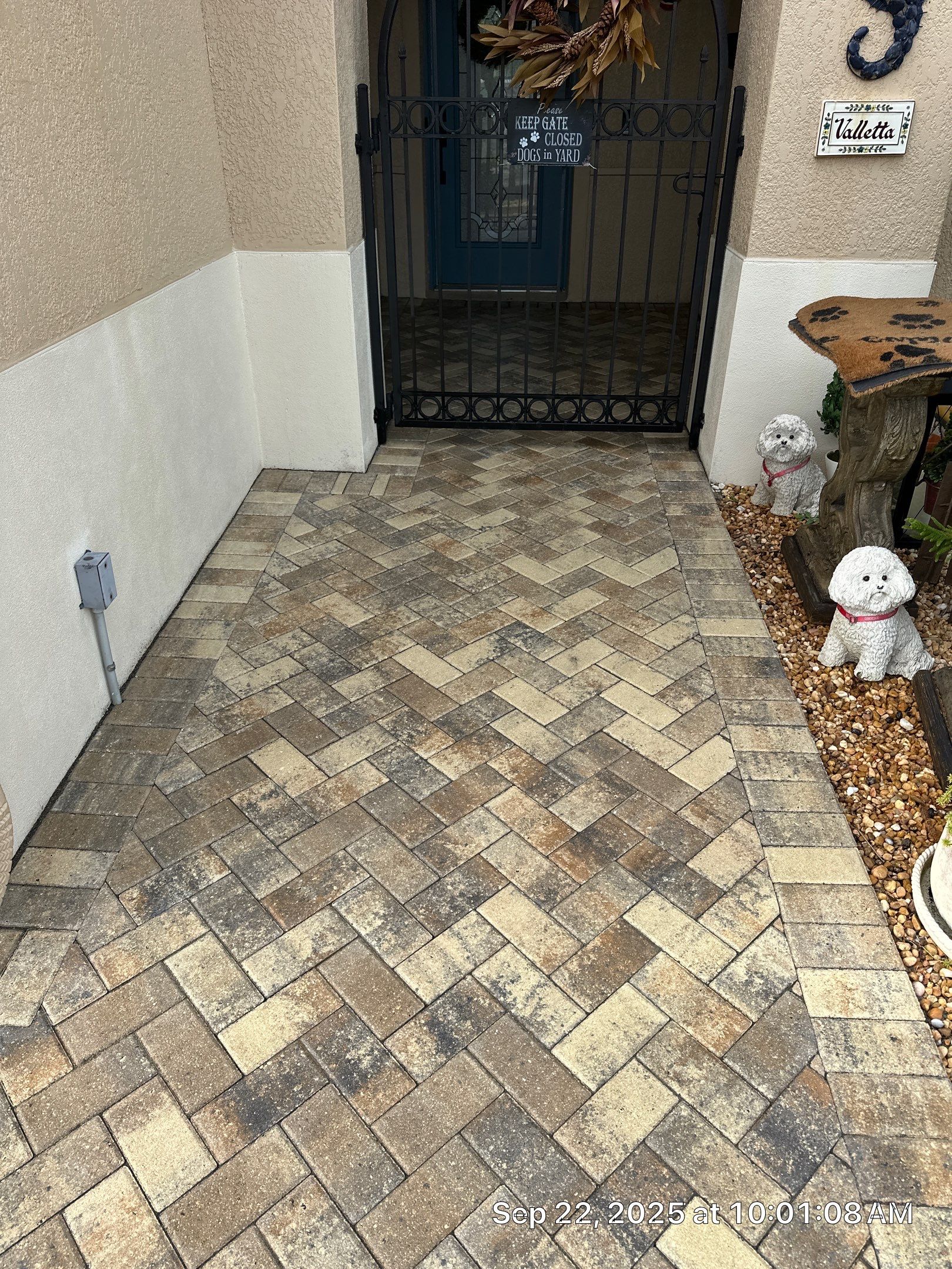 Herringbone Paver Sealing and Restoration in Sun City Center by Supreme Paver Experts
