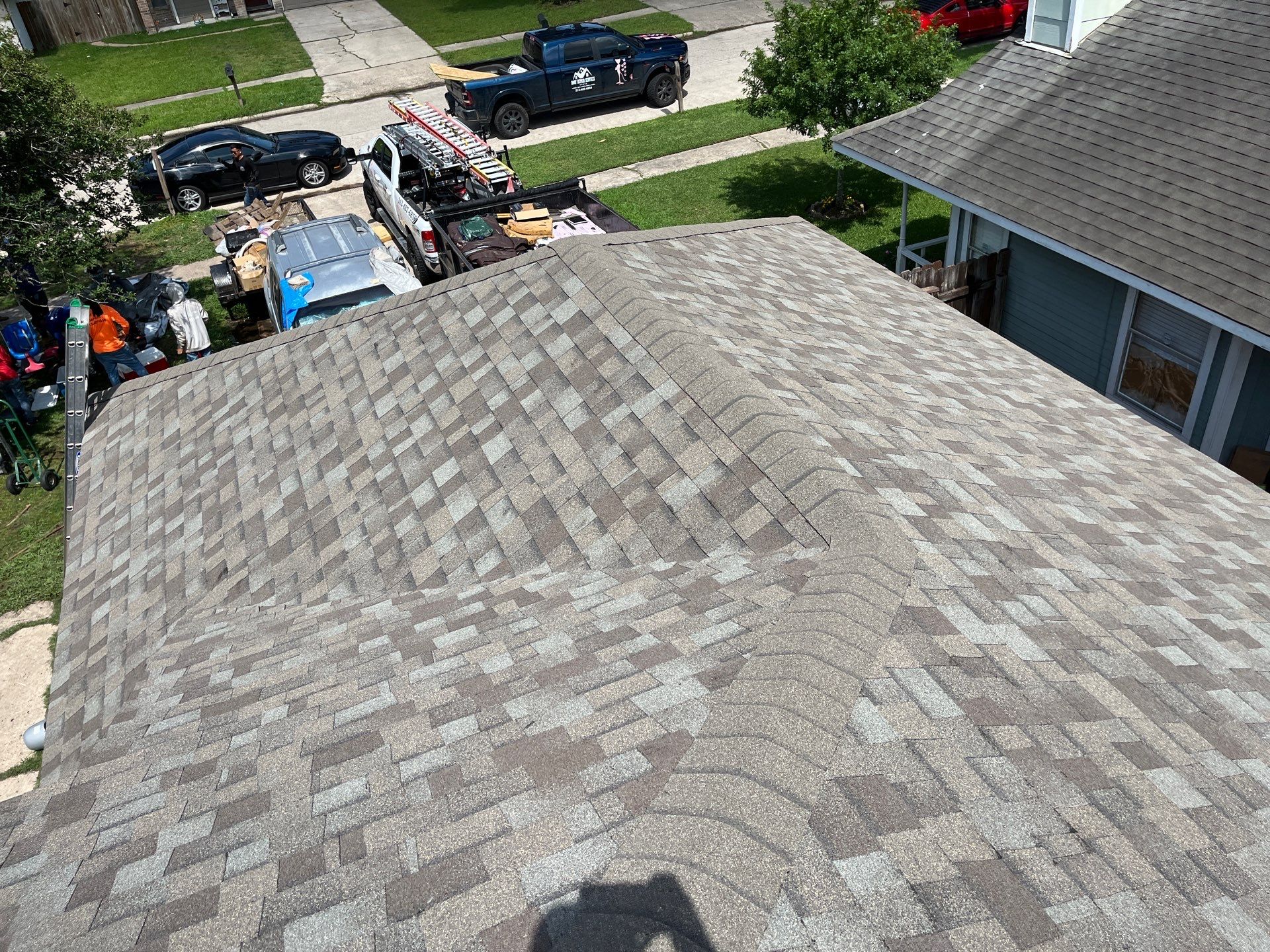 Residential Roofing Installation using Owen's Corning Duration (Lifetime) Shingles by Roof Repair Company