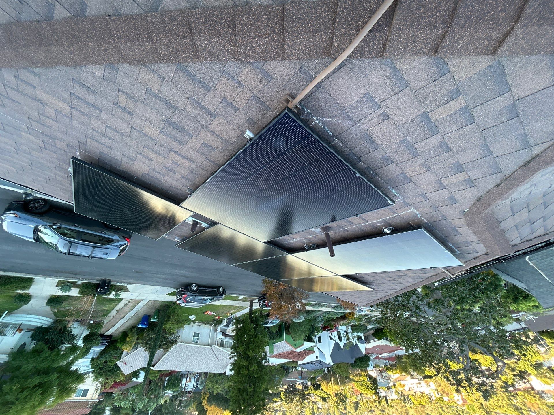 Los Angeles Residential Solar Panel Installation with Enphase Microinverters by AWS Solar