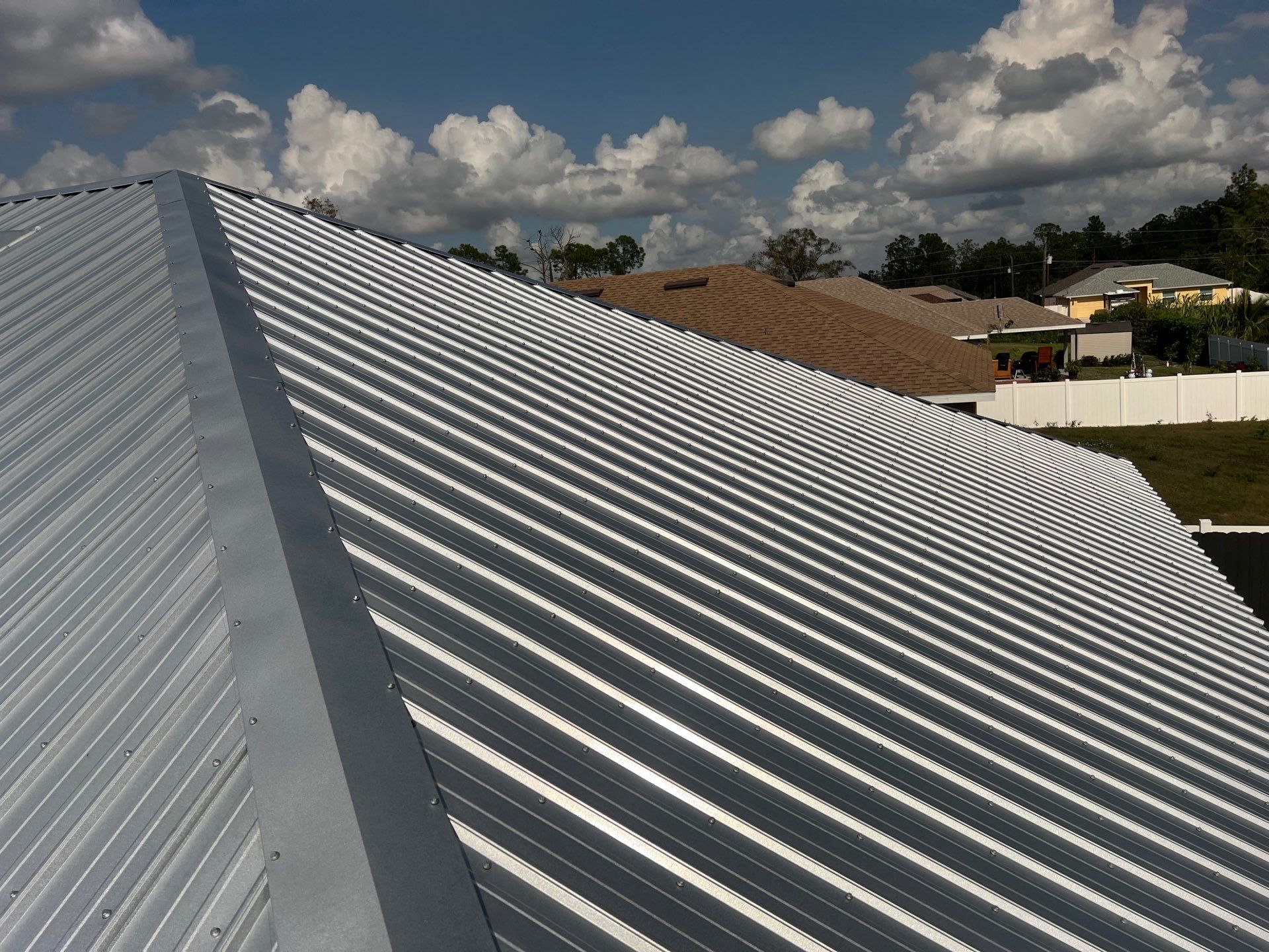 Metal Roof Project by Durabilis Roofing INC