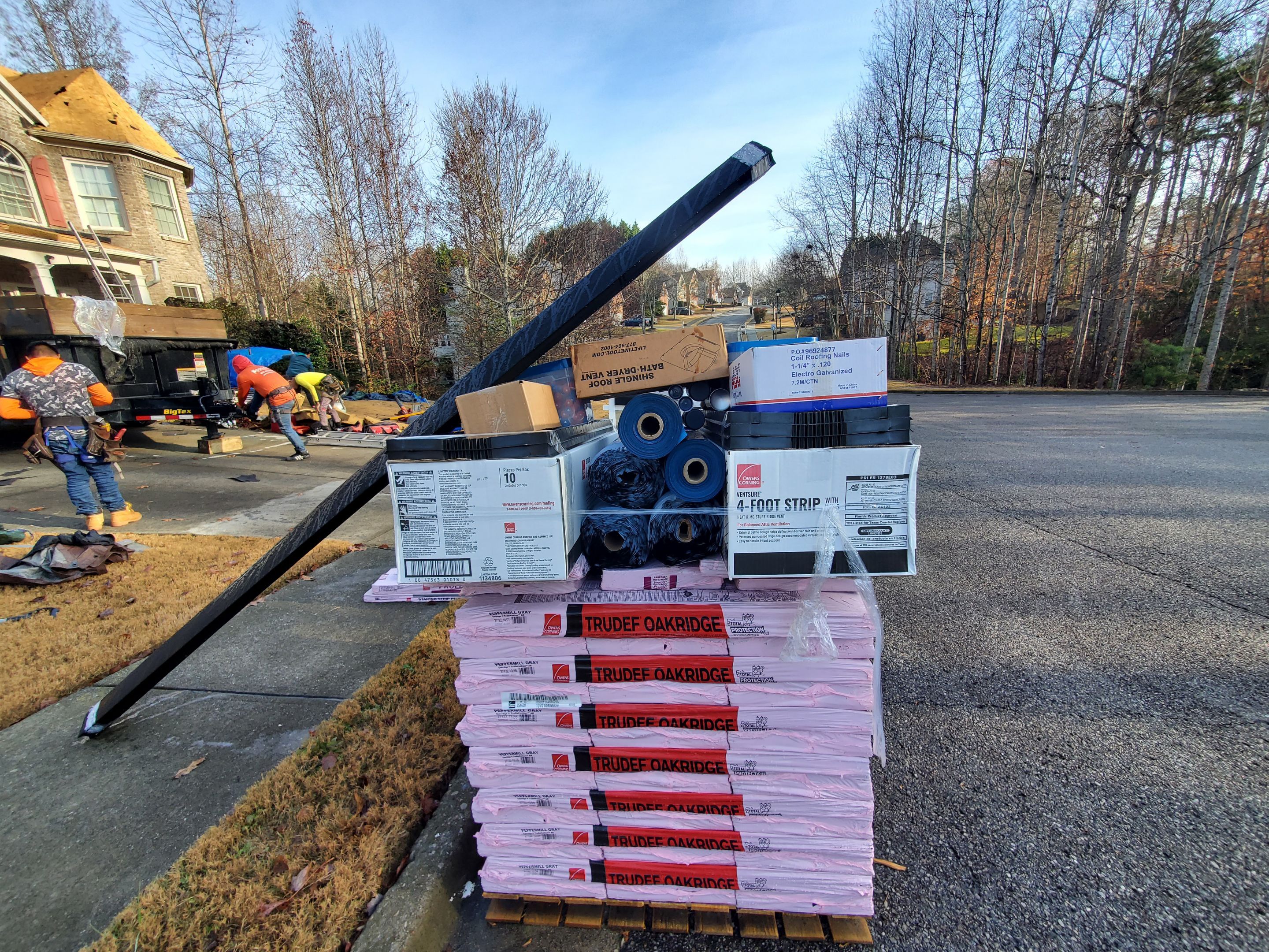 Residential Roofing Installation using Owens Corning by Inspector Roofing and Restoration