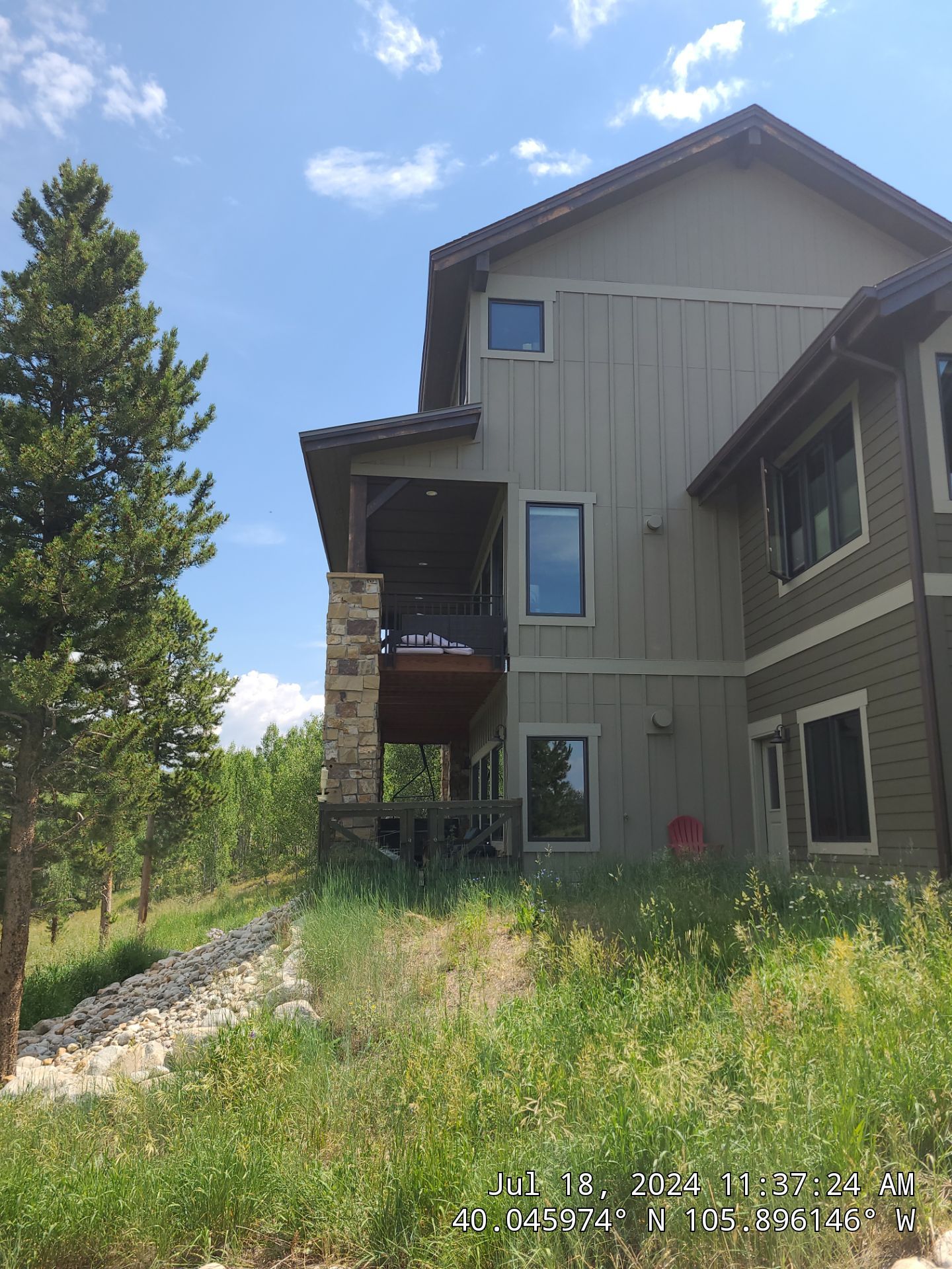 Exterior Painting Using Stain by Wheatley Creek Services