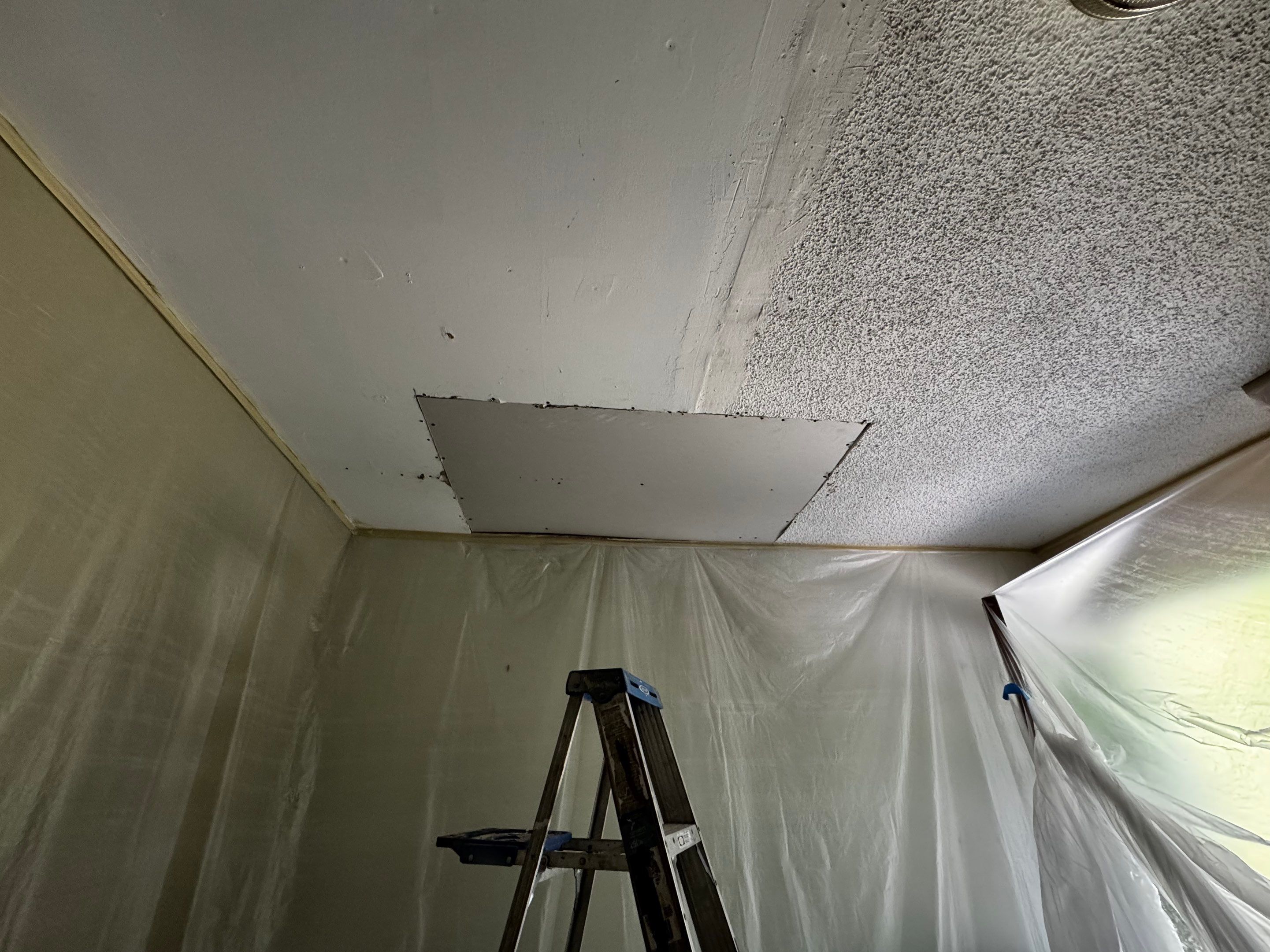 Townhome Ceiling Damage in Decatur, GA by PGP Surface Solutions, LLC