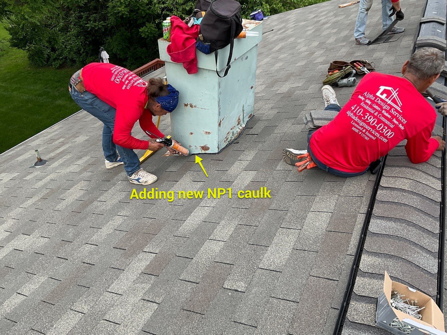 Residential Roofing Installation using CertainTeed Shingles by Alpha Design Services