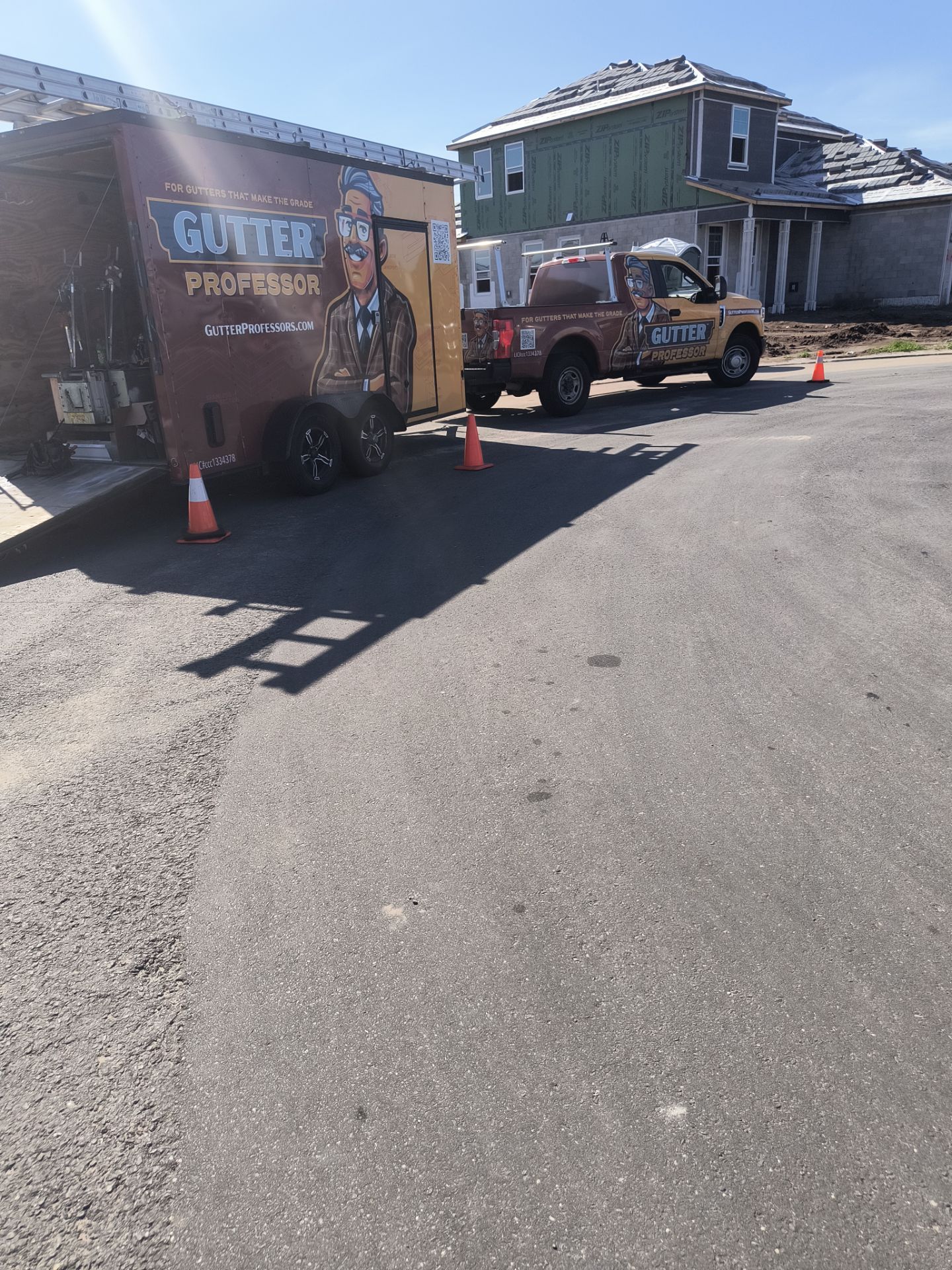 Dark Bronze Gutter Installation in Bradenton FL by Gutter Professors