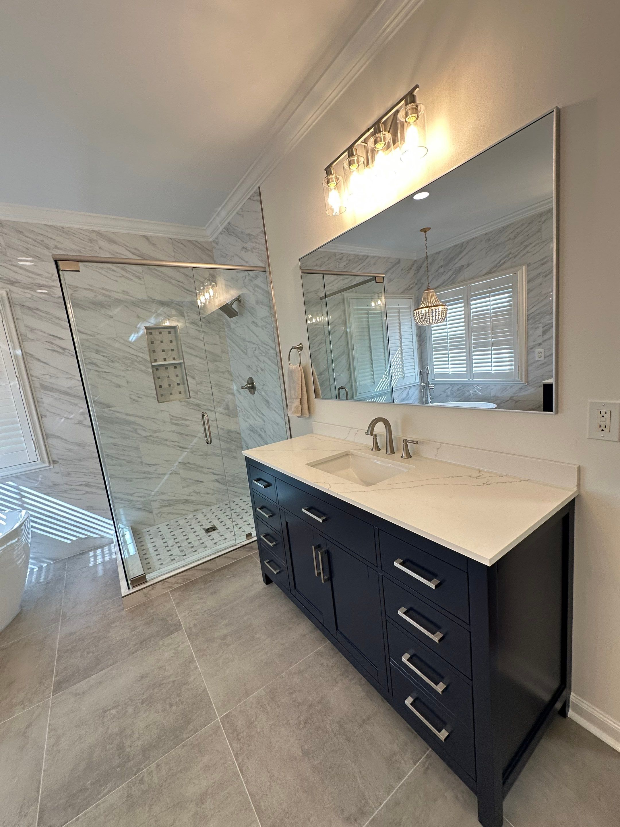 Bathroom Remodel in Brentwood by Music City Improvements