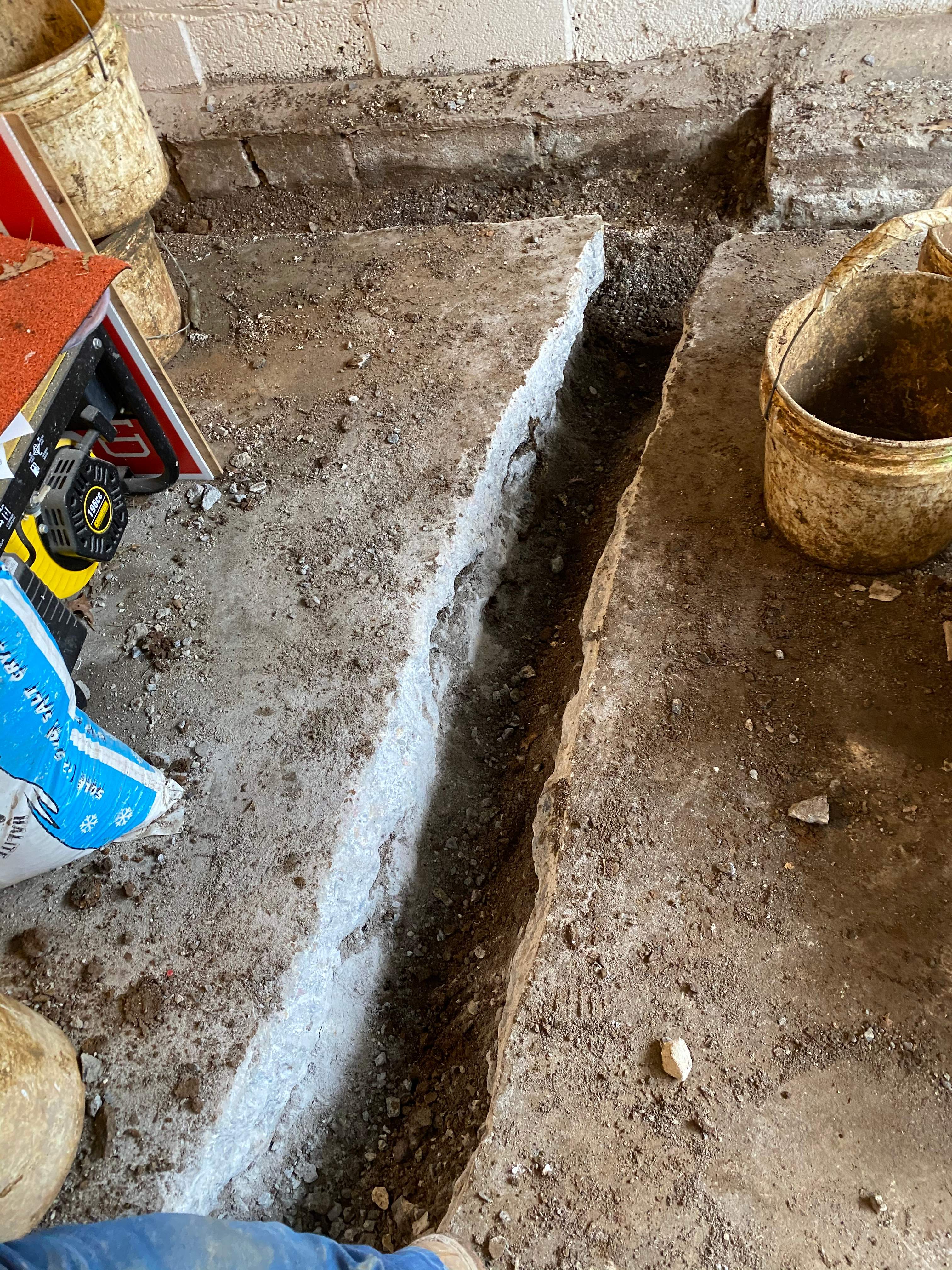 Interior French Drain Job in West Orange, NJ by Pure Service Pro, LLC 