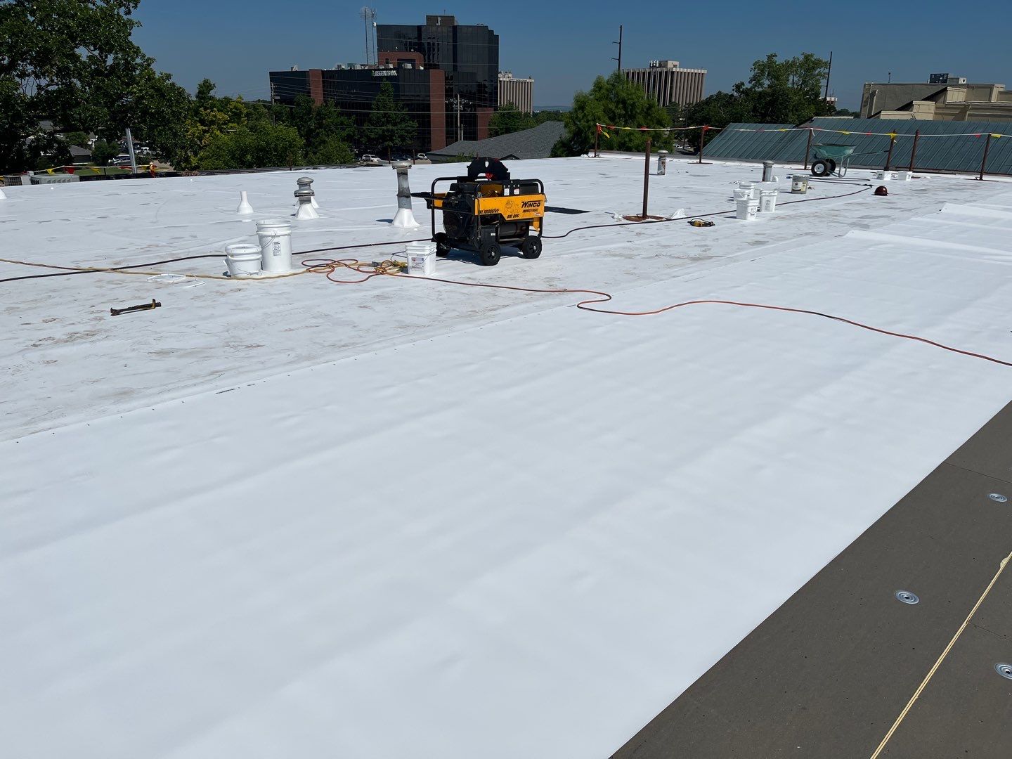 TPO Project in Tulsa by Decor Roofing & Restoration