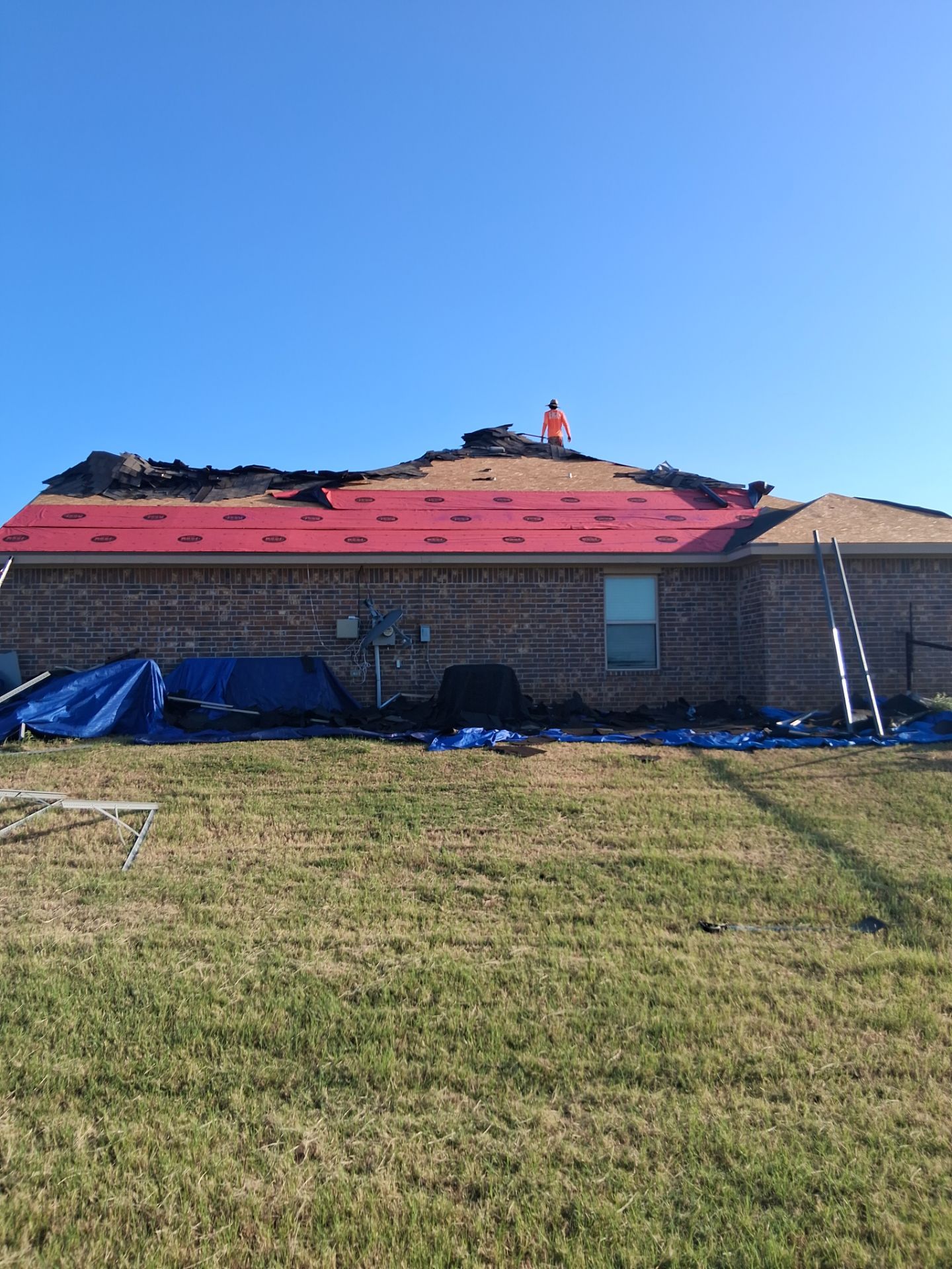 Residential Roof Replacement and Decking Repair in Springtown, Texas by Performance 1 Roofing