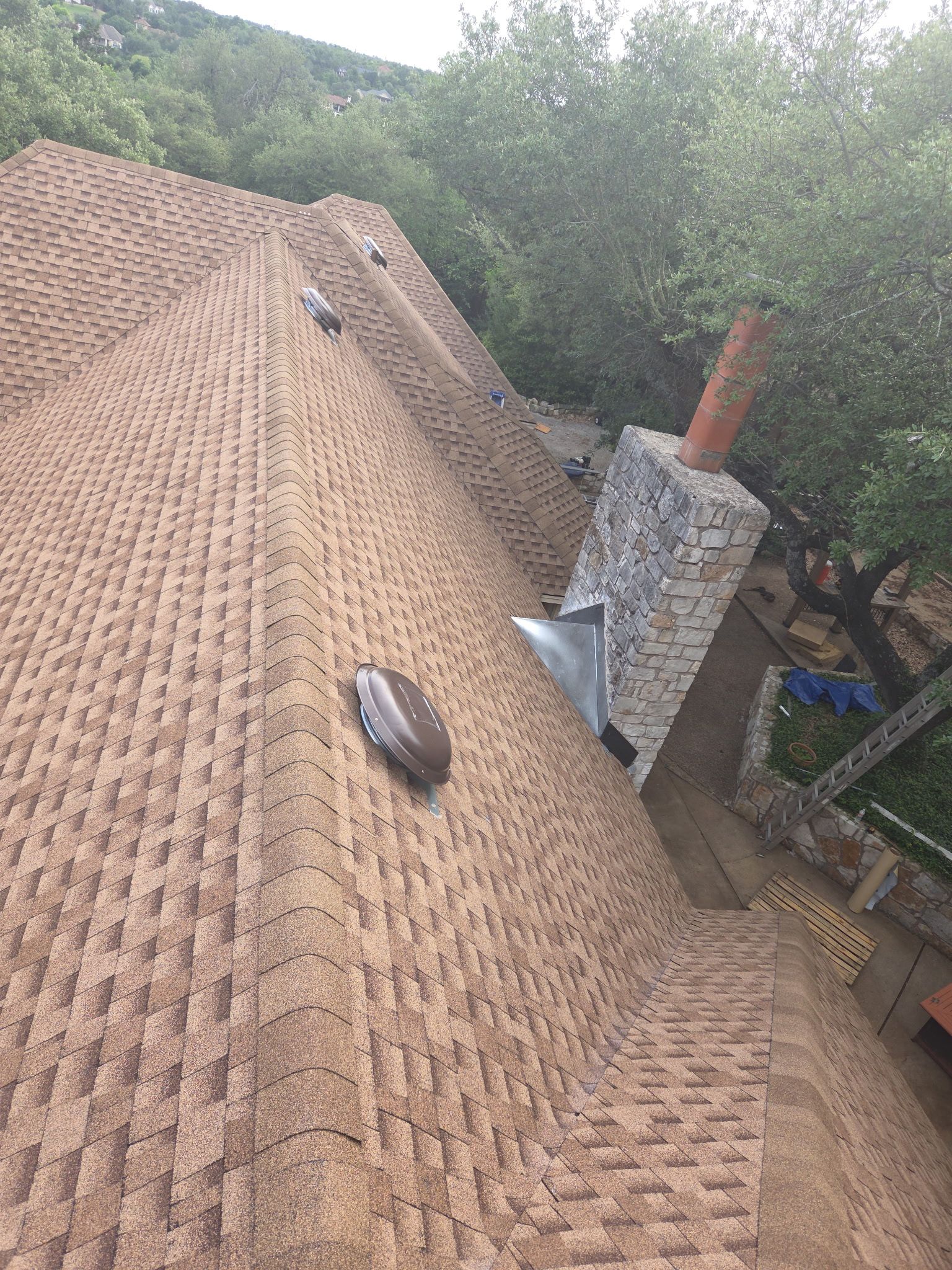 Lots of roof in Anderson Mill, TX by REPS Austin Area Roofer