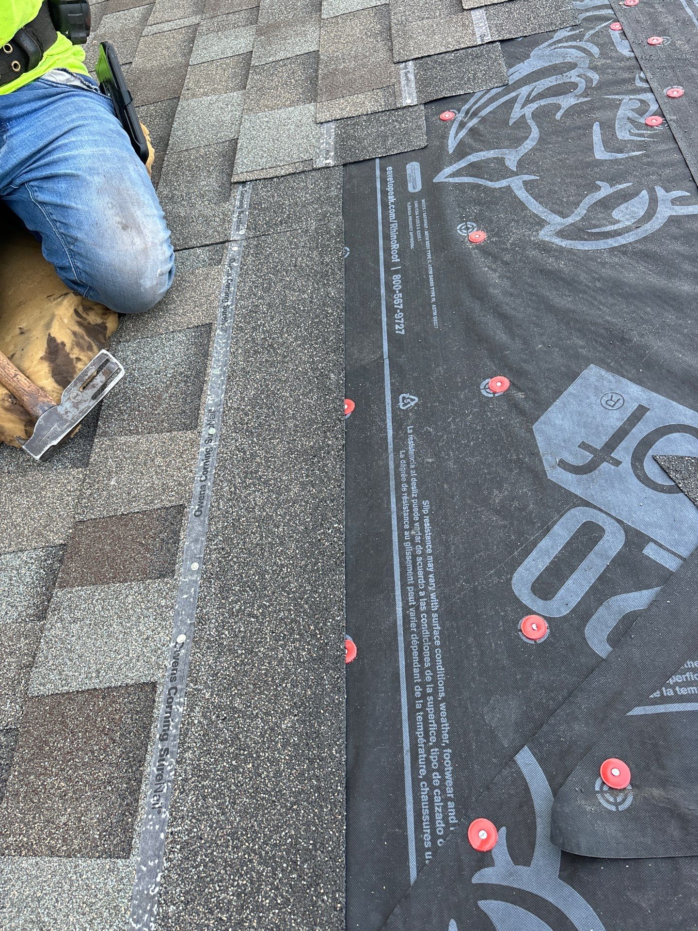 Residential Roofing Repair using Owen's Corning Duration (Lifetime) Shingles by Roof Repair Company