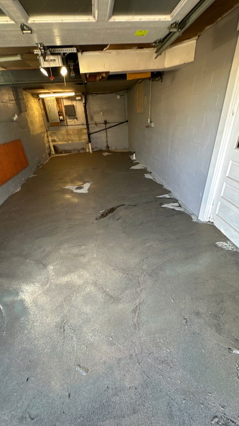 Basement + Garage Project in Pittsburgh by Floors in a Day, Inc