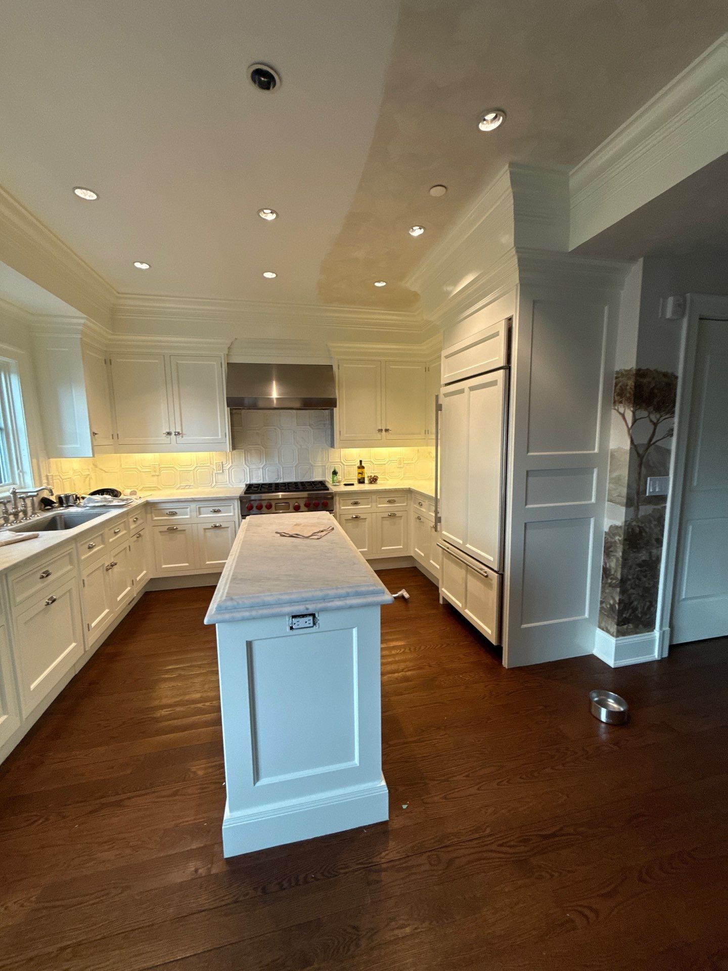 Water Damage Repairs in Luxury Kitchen and Primary Bathroom by Fox Hill Luxury Real Estate Services