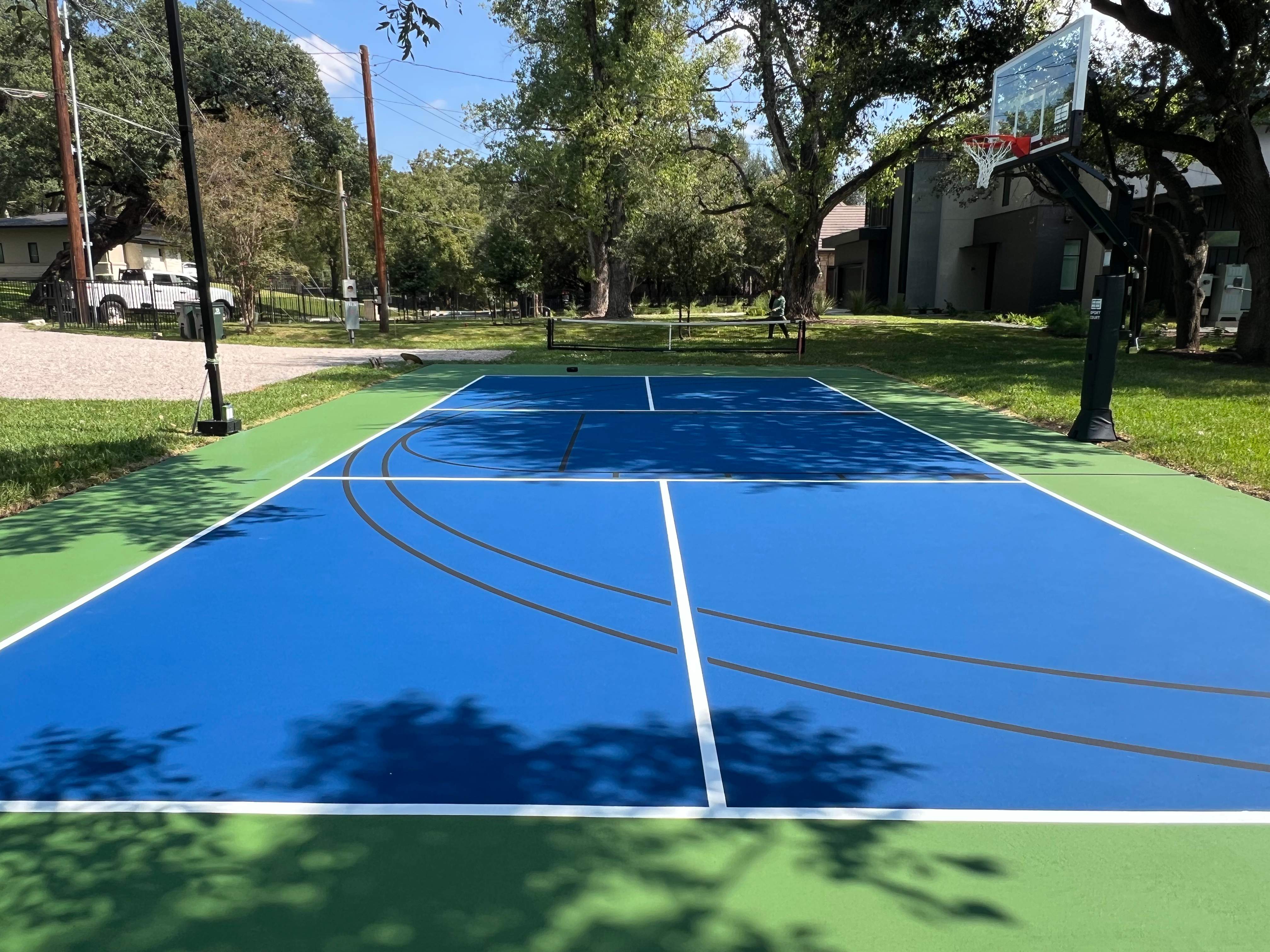 Pickleball Court on Lake Austin by Sport Court Austin