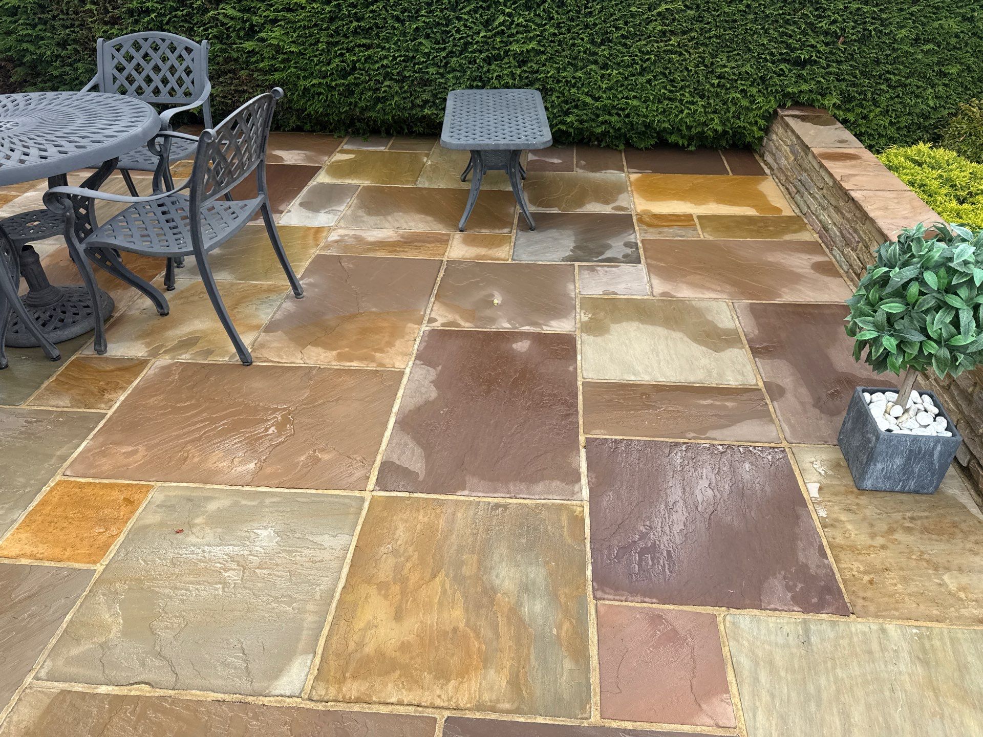 Patio and Lean to clean Epsom by Ges Exterior Cleaning ltd