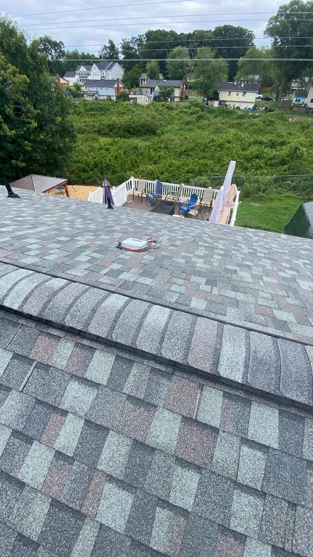 Woodbridge: Roof Replacement with CertainTeed Landmark Pro Designer Shingles in Max Def Colonial Slate by RM Banning, Inc.