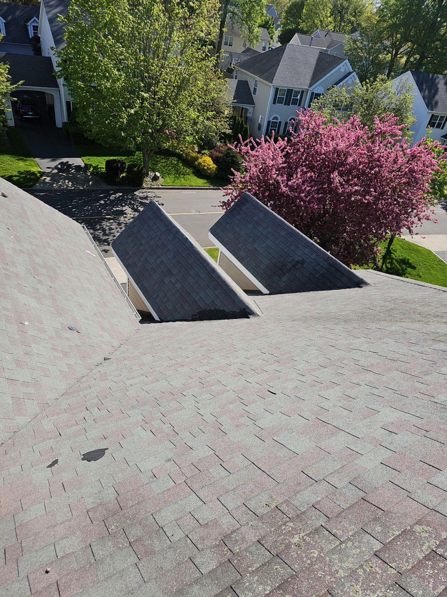 Residential Roofing Installation using Tamko Rustic Black by A Plus Exterior