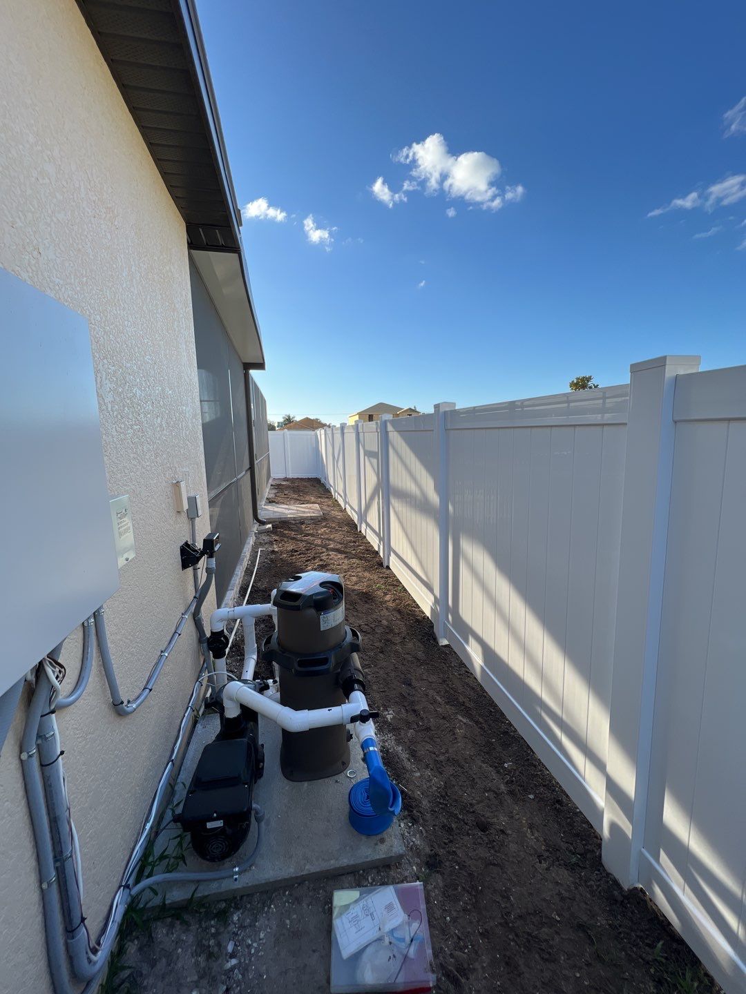 Ruskin, FL 6 ft Tall White Vinyl Privacy by Asap fence and gates, LLC