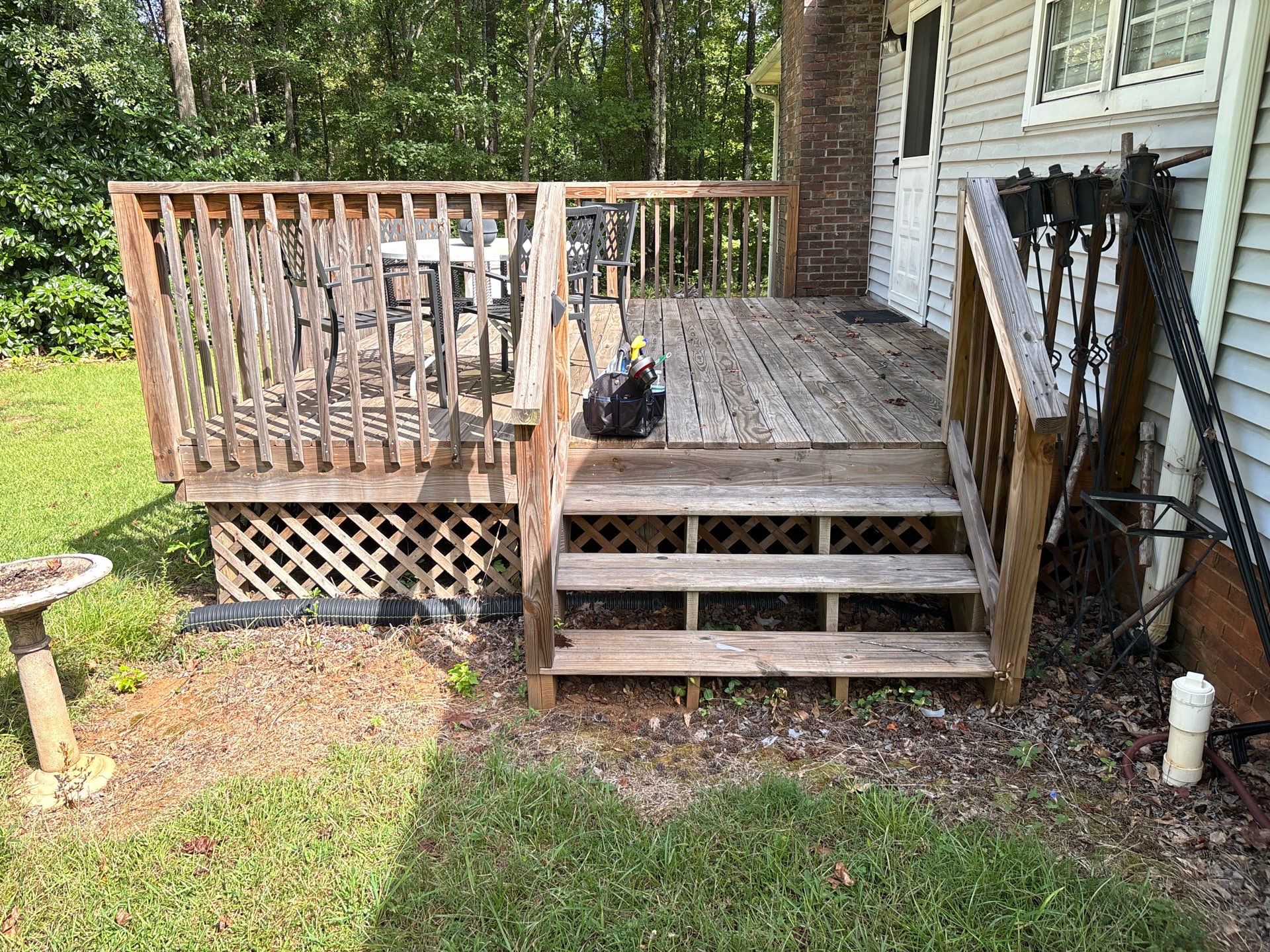 Weathered Deck using Wood Sealant by DuraSeal