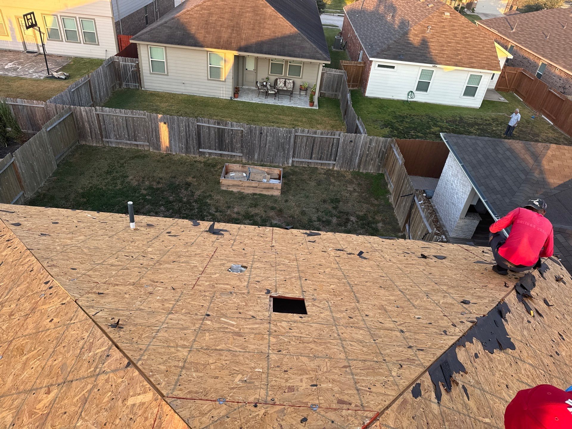 Residential Roofing Installation using Owen's Corning Duration (Lifetime) Shingles by Roof Repair Company