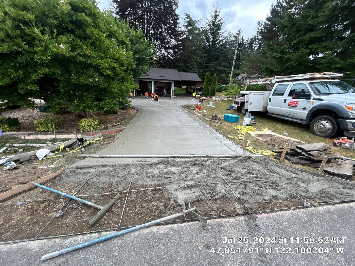 Rodd | Concrete Driveway Extentension by Jireh Asphalt & Concrete Inc 
